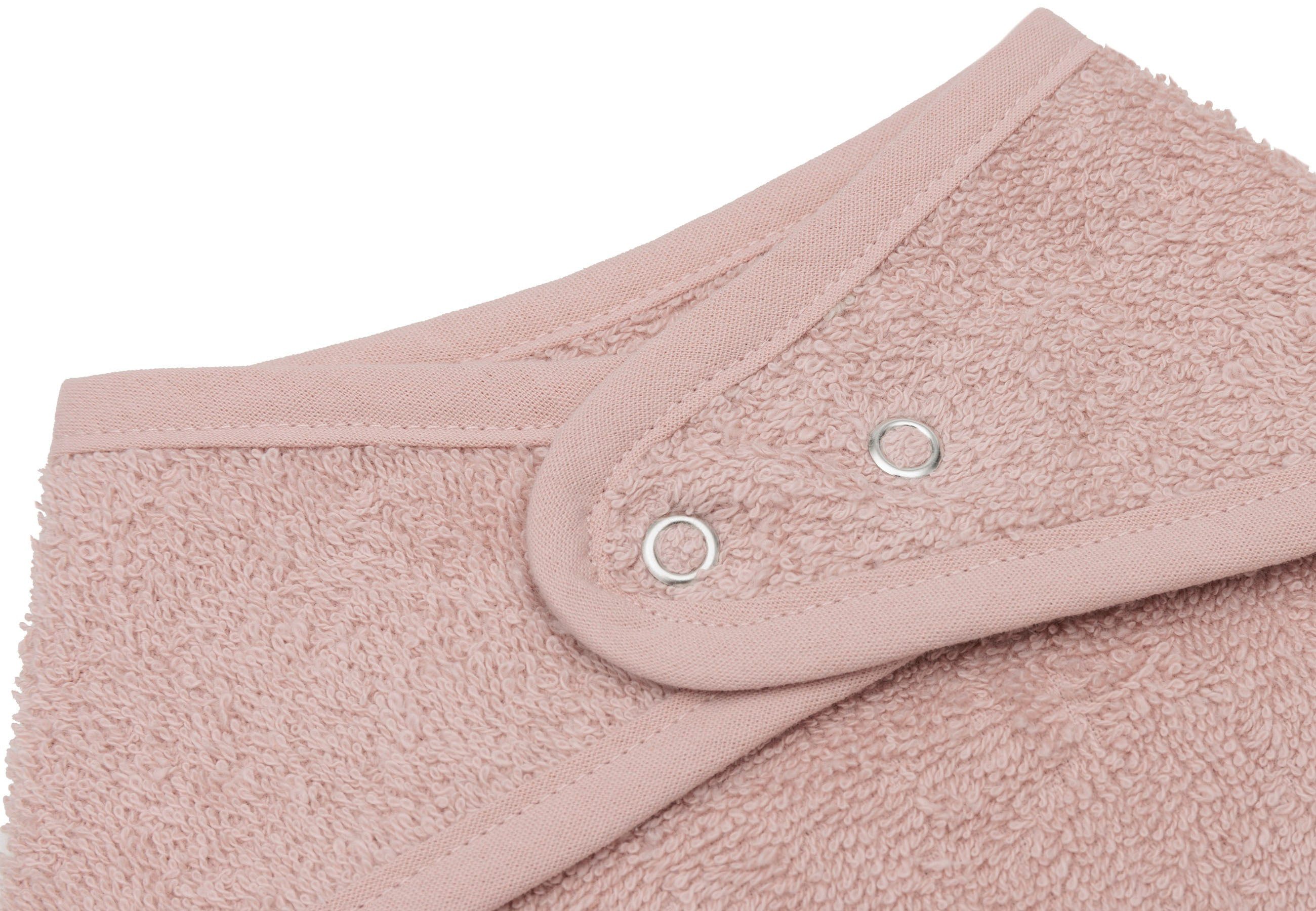 Jollein Lätzchen Baby Bandana aus Baumwolle Frottee mit variablen Druckknöpfen, Saugstarkes Frottee