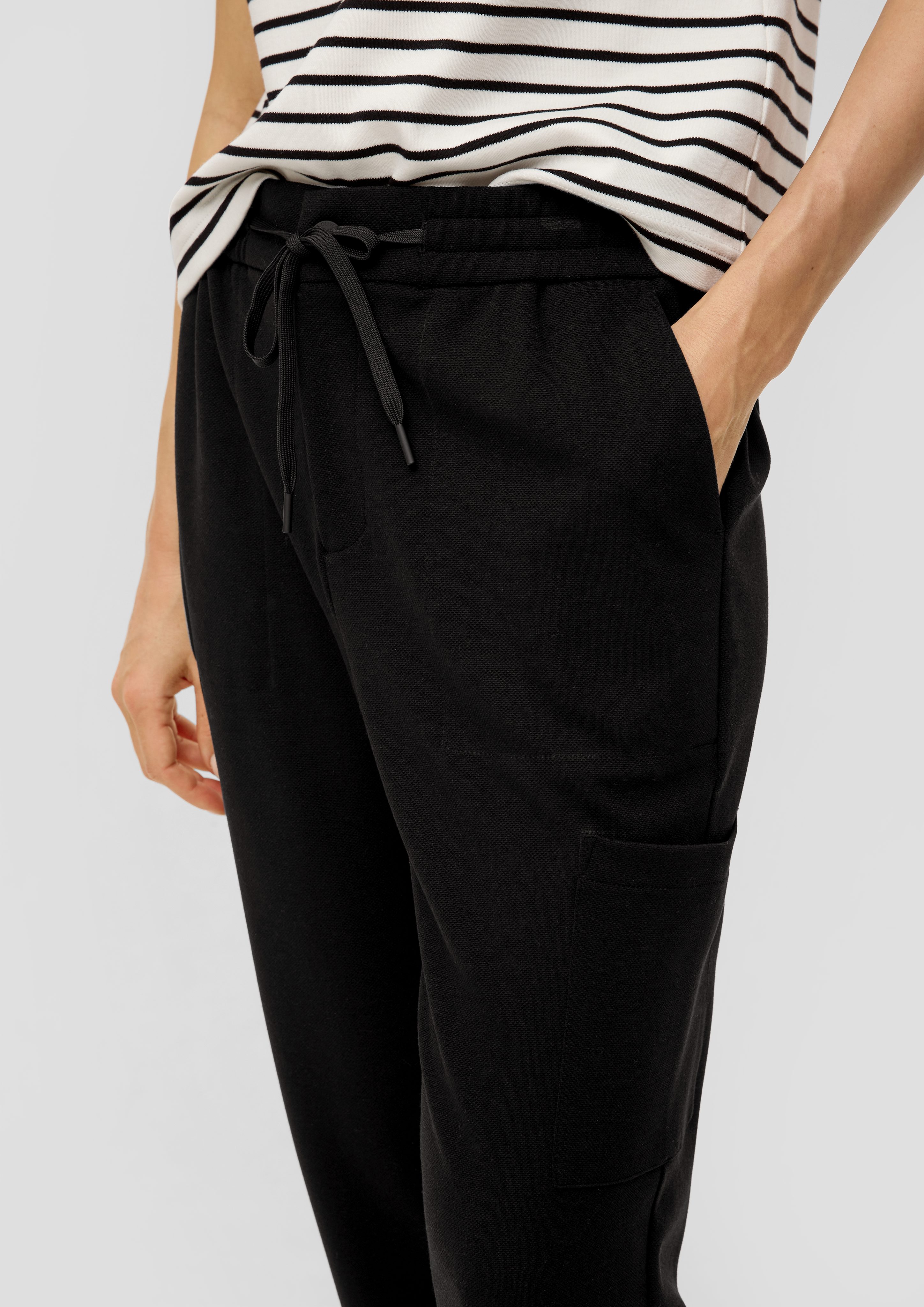 s.Oliver 7/8-Hose Relaxed: Joggpants mit Tapered günstig online kaufen
