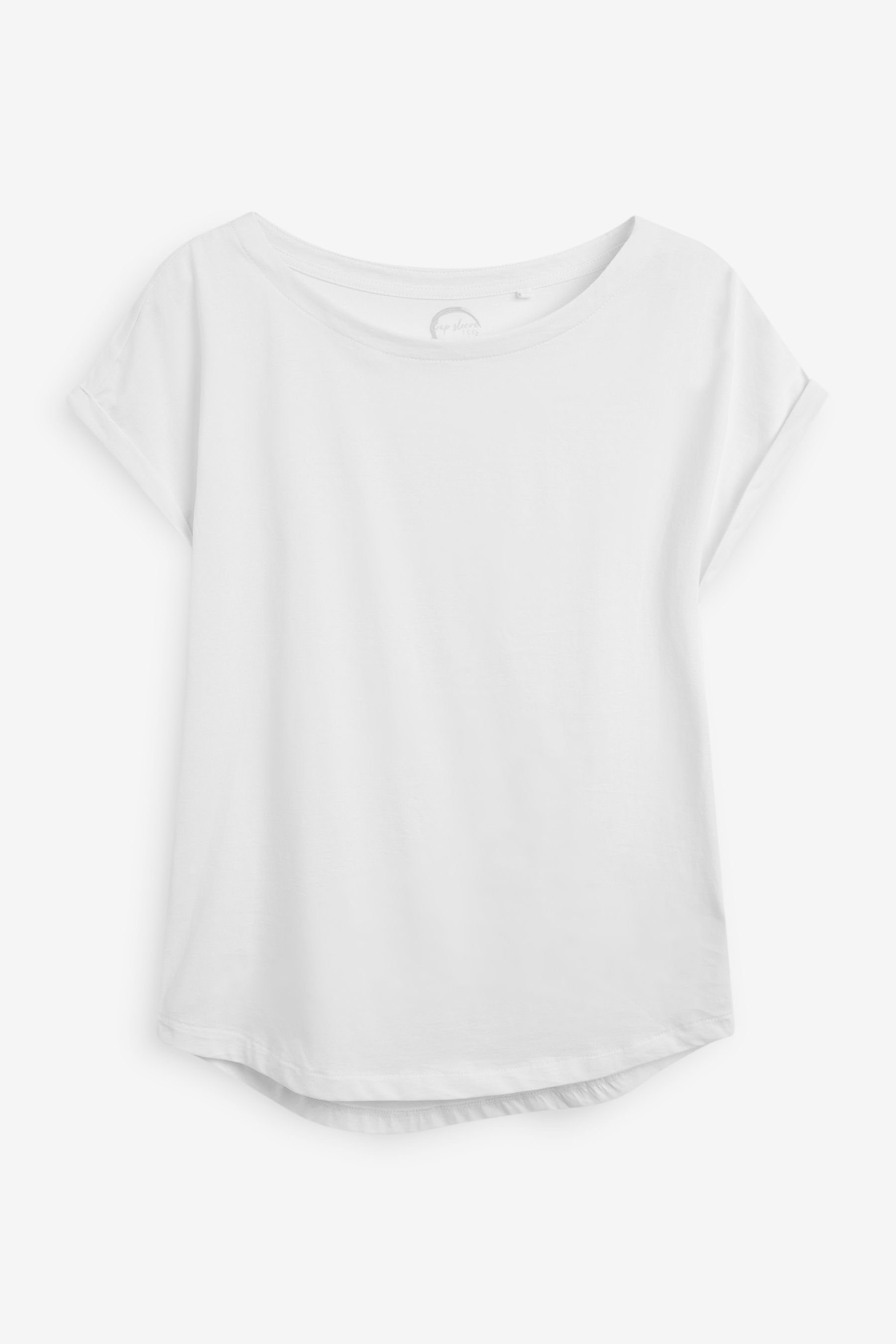 Next T-Shirt T-Shirts, V-Ausschnitt und Flügelärmel, 5er-Pack (5-tlg)