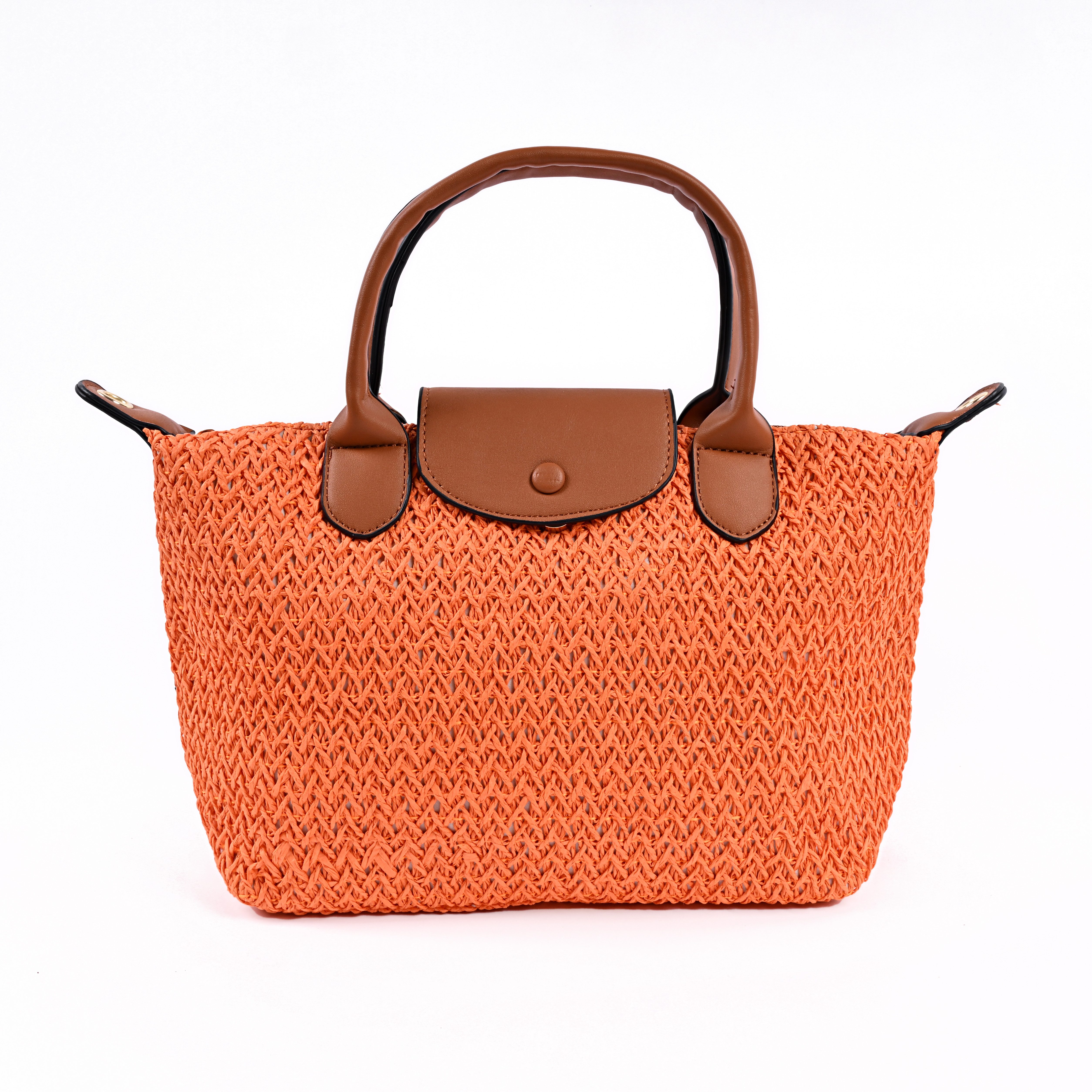 Goodman Design Schultertasche Raffia Handtasche – Stilvoll, praktisch und vielseitig, Leichtgewicht mit stabiler Form