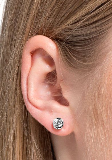 JOOP! Paar Ohrstecker Schmuck Geschenk Ohrschmuck Glitzerstein 2031005, Made in Germany - mit Zirkonia (synth) – Bild 3 von 3