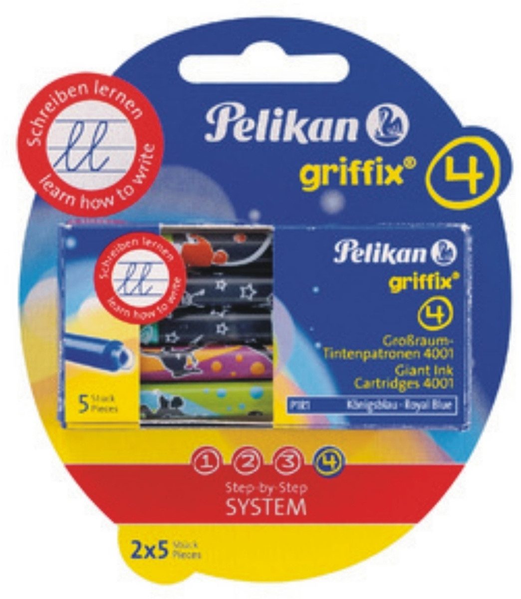 Pelikan Füllhalter Tintenpatronen 4001 GTP 2x5 Stück Motive Tier/Sport