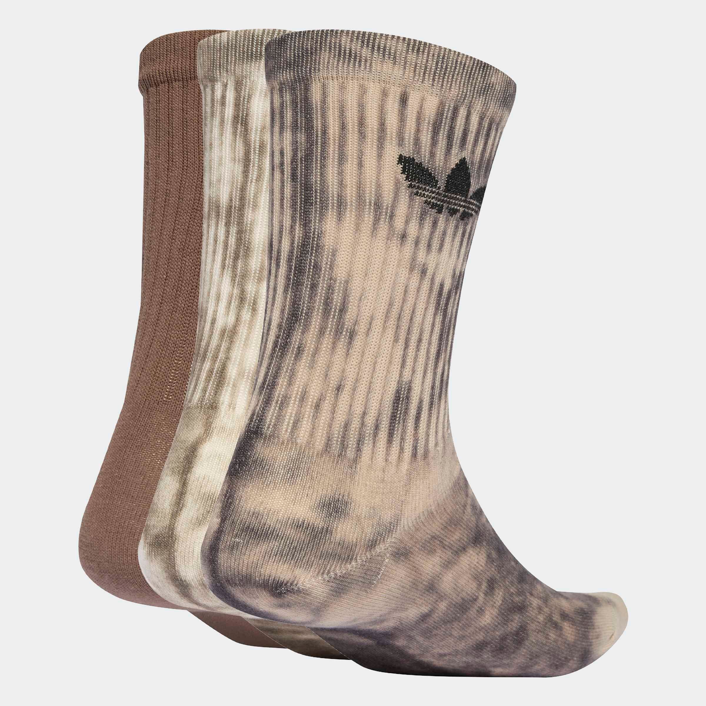 adidas Originals Sportsocken TIE DYE CR S 3P (3-Paar) für sportive Aktivitäten und Laufen, mit Batikfärbetechnik
