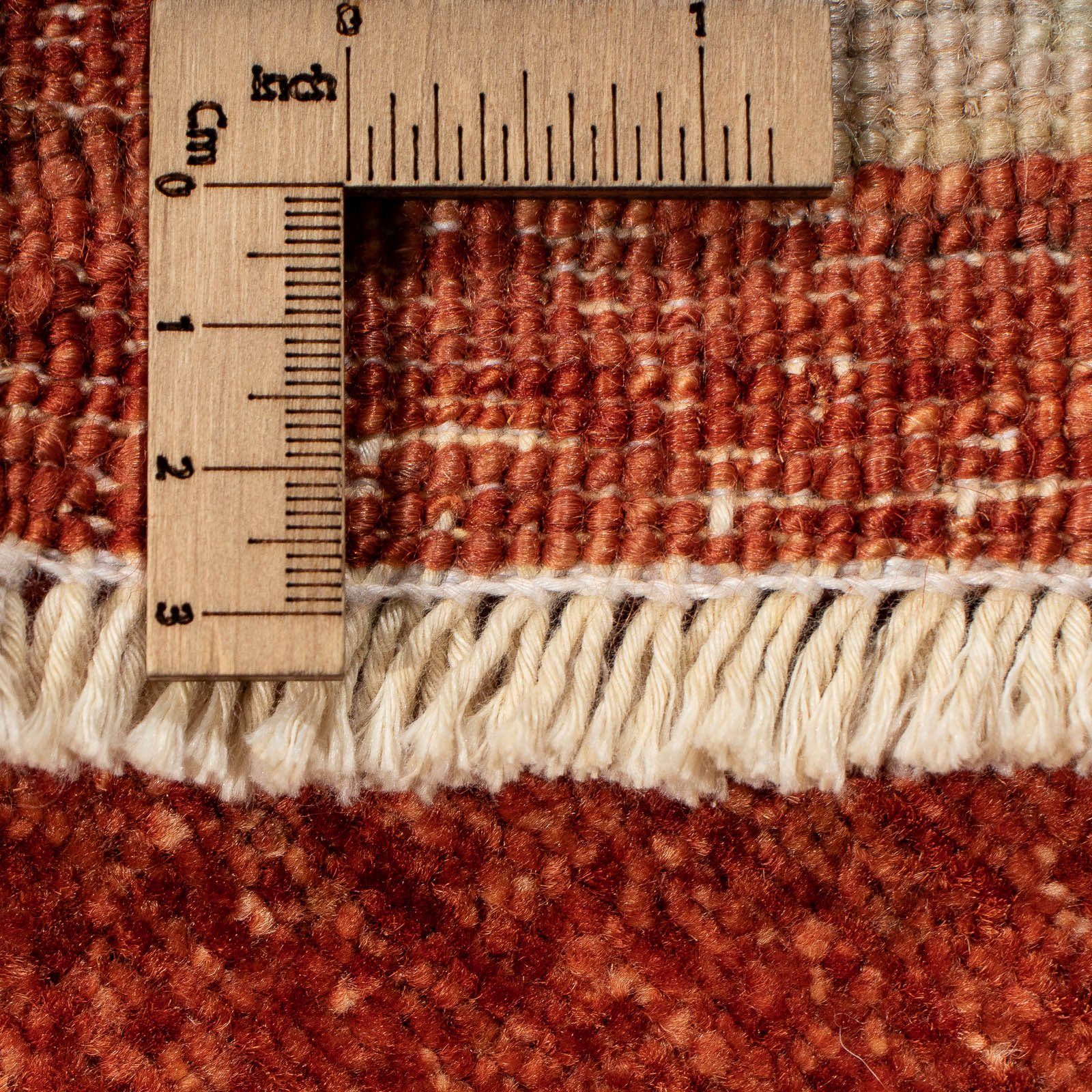 Wollteppich Unikat mit mm, morgenland, cm, 243 x rechteckig, Ziegler Blumenmuster 6 346 Höhe: Zertifikat