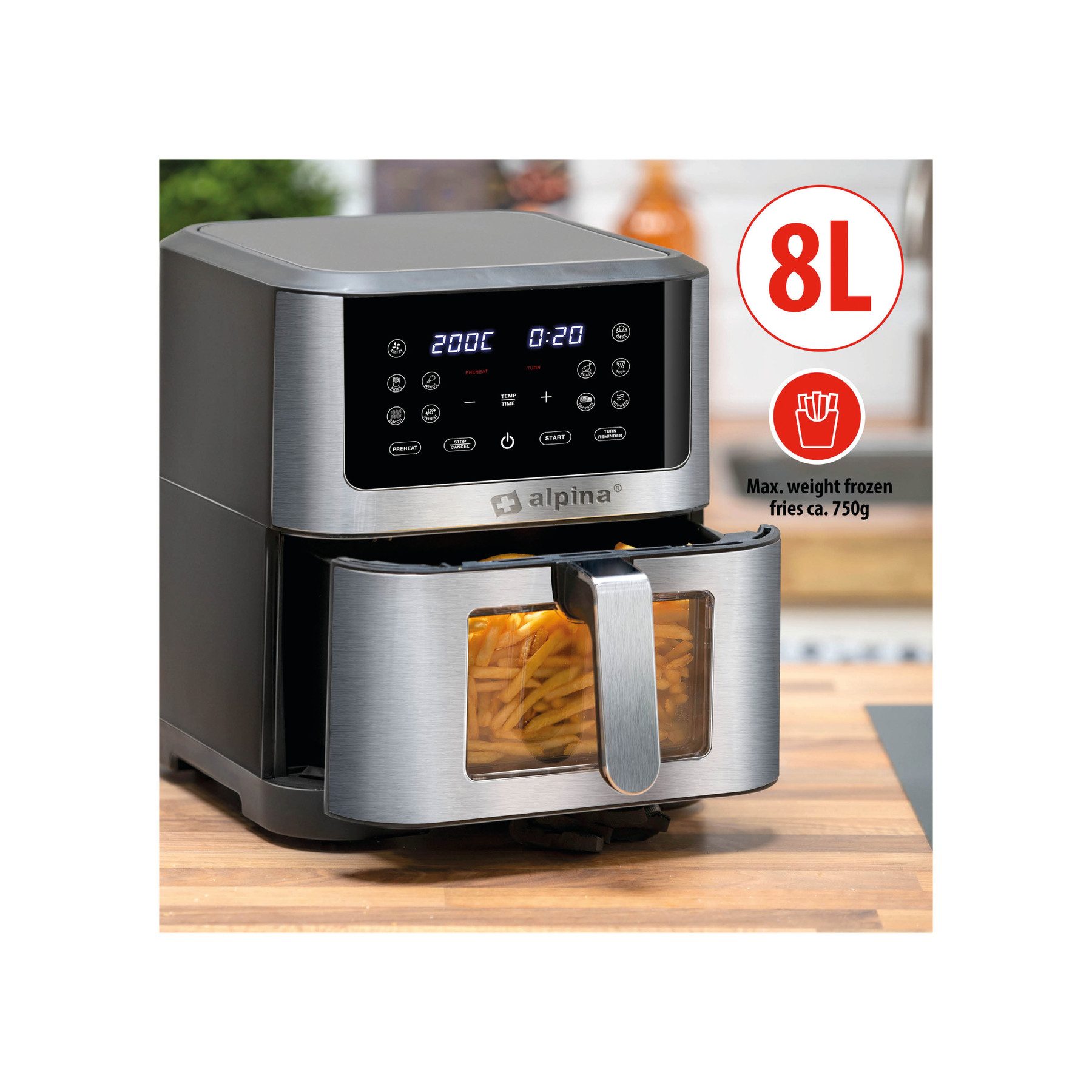 Alpina Heißluftfritteuse