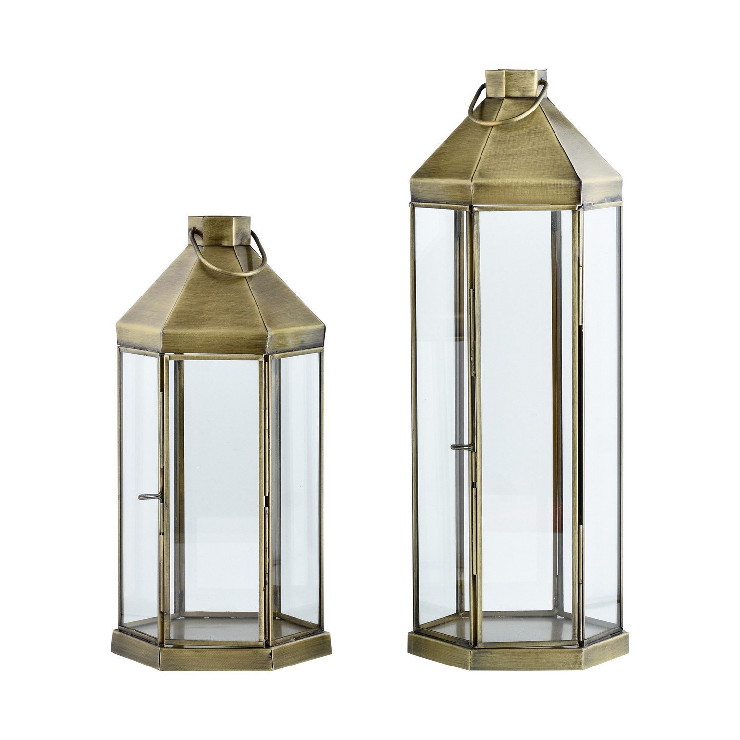 Marrakesch Orient & Mediterran Interior Windlicht 2er Set Vintage Deko Laterne Windlicht Arada (2 St), Handarbeit