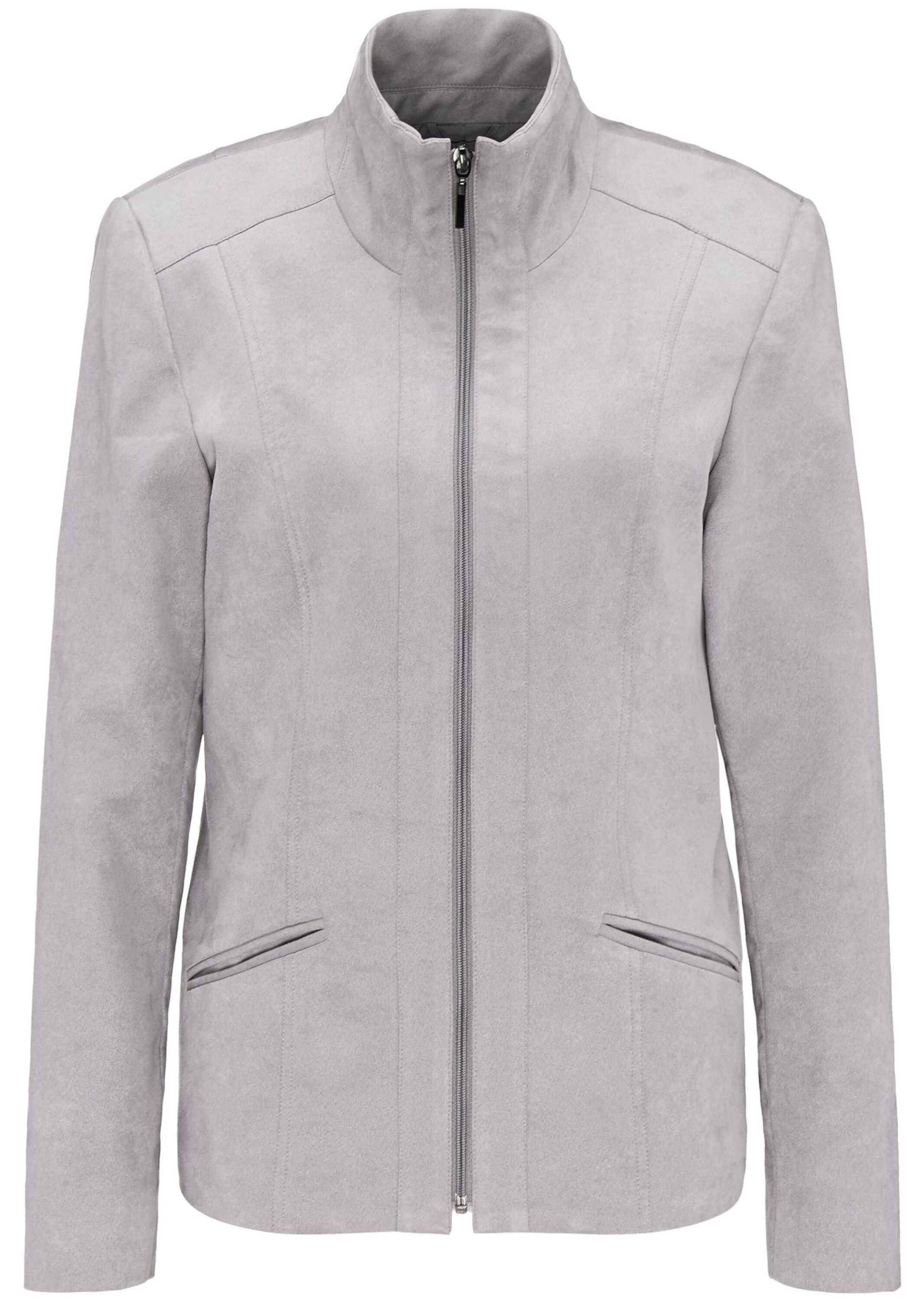 GOLDNER Outdoorjacke Pflegeleichte Lederimitatjacke