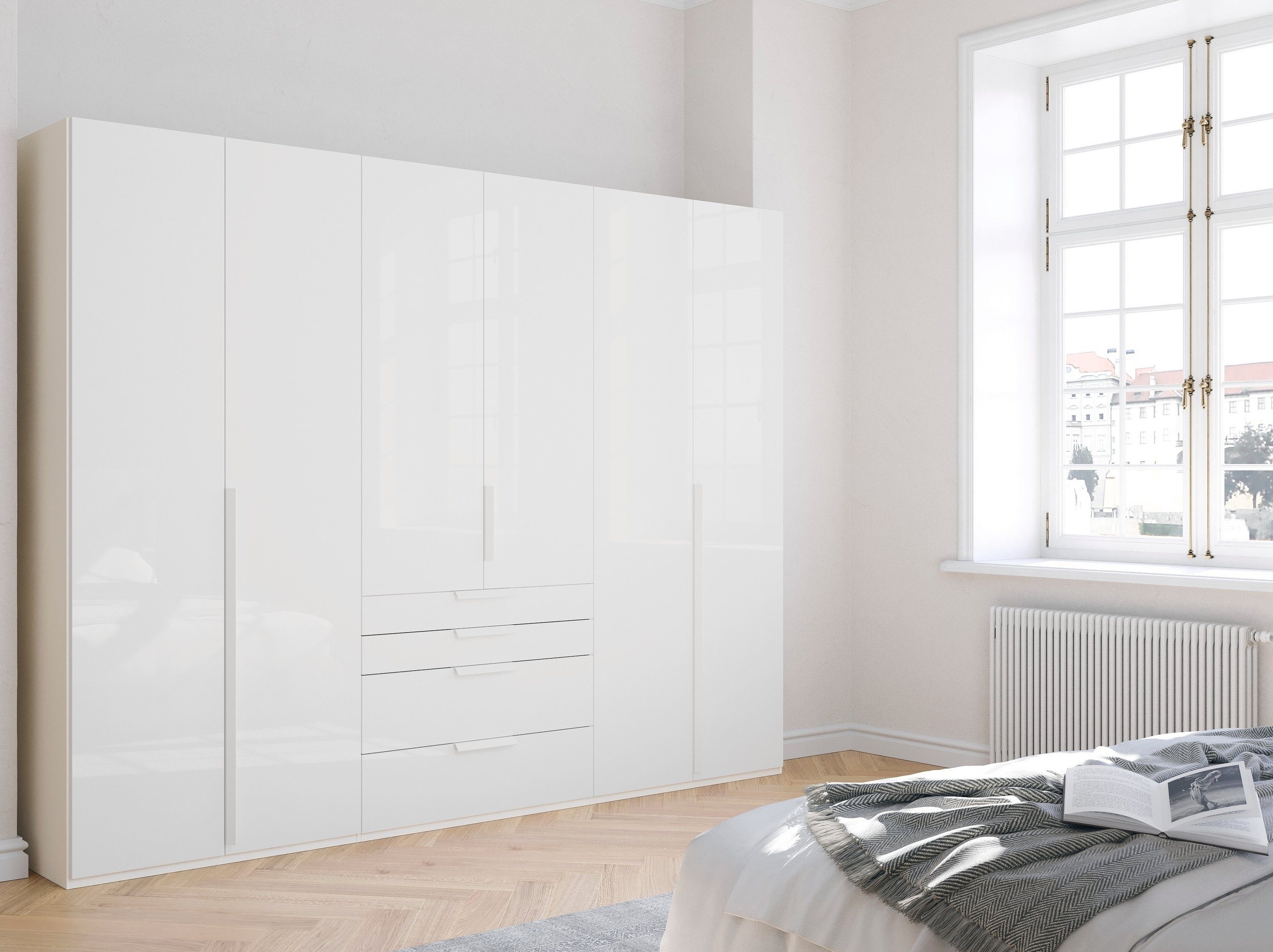 rauch Drehtürenschrank "Purisma" mit Glasfront, Schubladen und umfangreiche günstig online kaufen