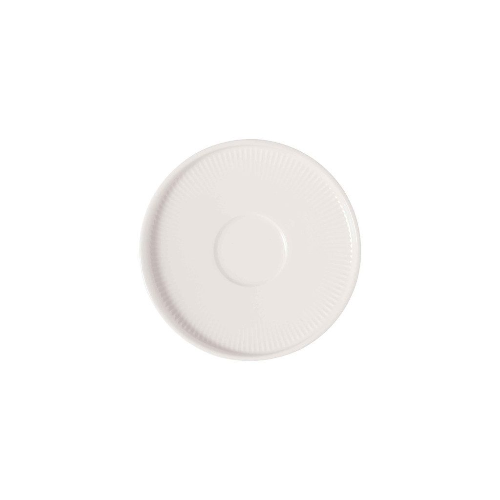 Villeroy & Boch Untertasse Afina Kaffee-Untertasse 14 cm ø, (1 St), Premium Porcelain, mikrow.- & spülm.sicher, Made in Germany