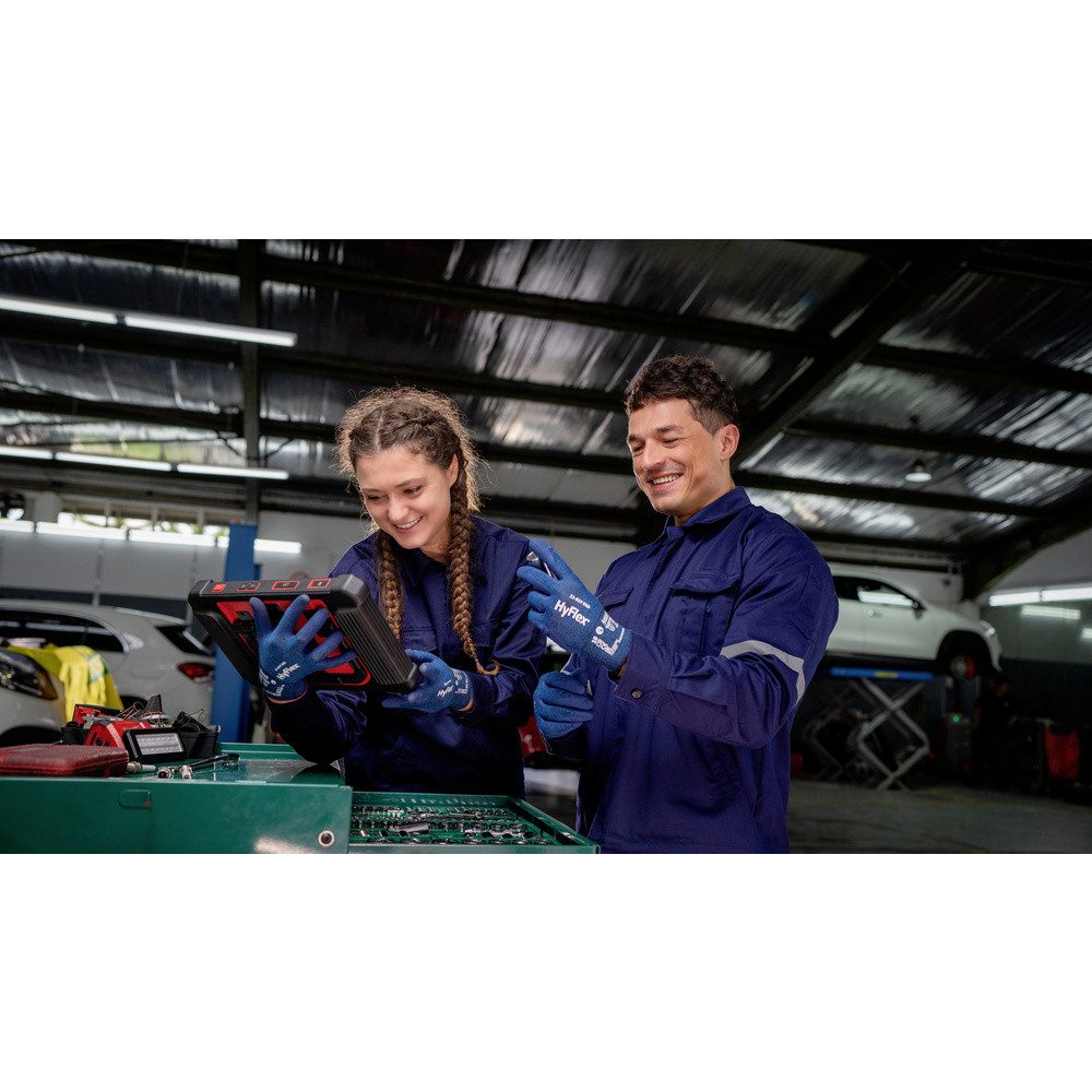 ANSELL Arbeitshandschuhe Ansell 11819R090-1P HyFlex Arbeitshandschuh Größe (Handschuhe): 9 EN