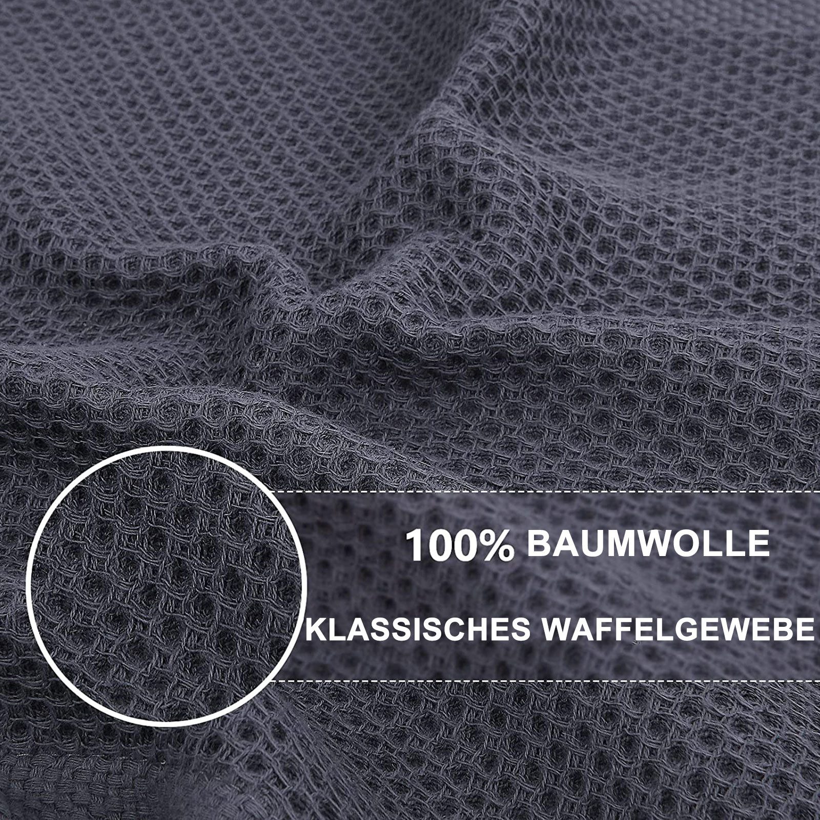 STILVORA Geschirrtuch 6-teiliges Küchentuch Set Mit Schlaufe 100% Baumwolle günstig online kaufen