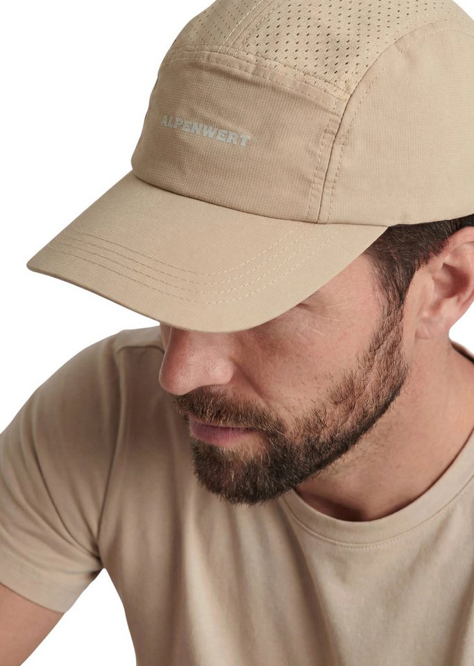 Alpenwert Baseball Cap Running Cap UV-Schutz 50+ Damen & Herren Outdoor leicht atmungsaktiv Sonnenschutz UPF 50+