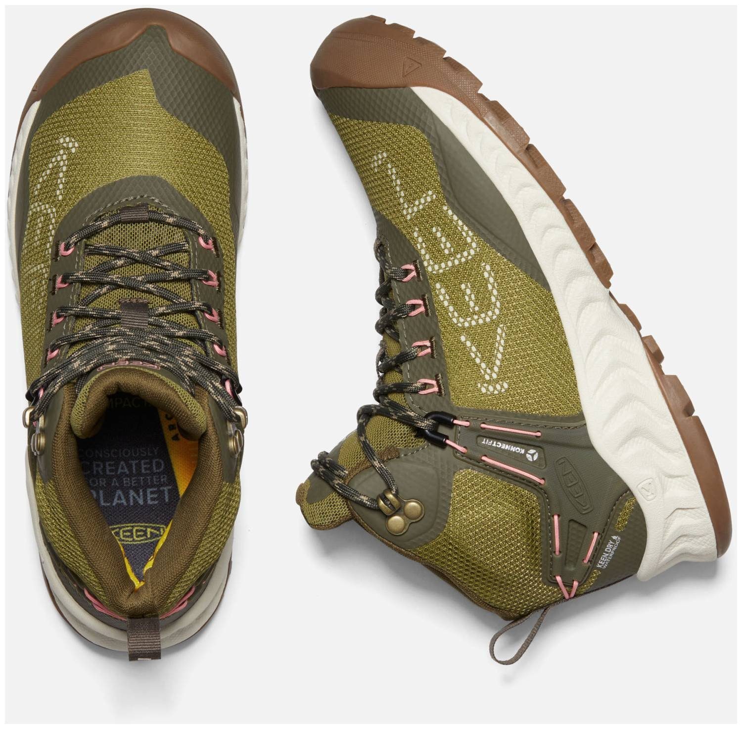 Klettschuh Keen Keen Mid Wp Evo Nxis Drab/Birch Olive