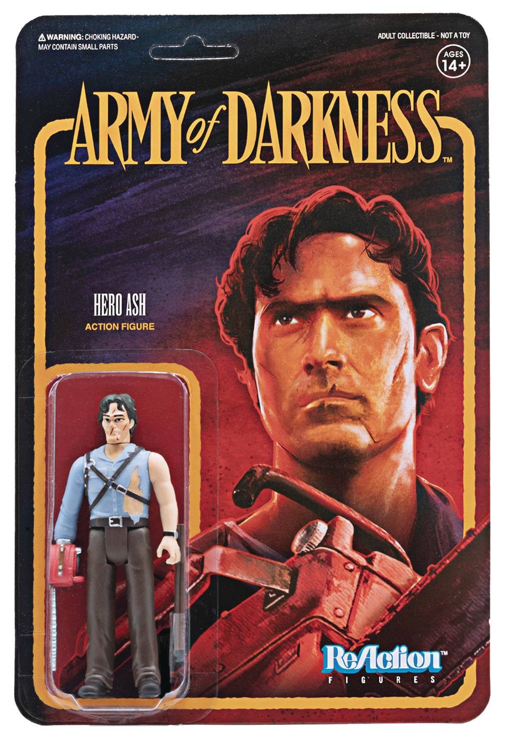 Super7 Actionfigur Army of Darkness ReAction Actionfigur Hero Ash 10 cm