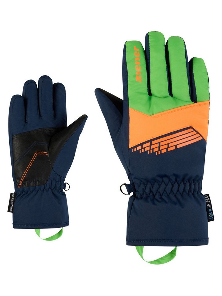 Ziener Skihandschuhe LAVIVI-Z AQUASHIELD® JUNIOR warm, wasserdicht, winddicht, atmungsaktiv