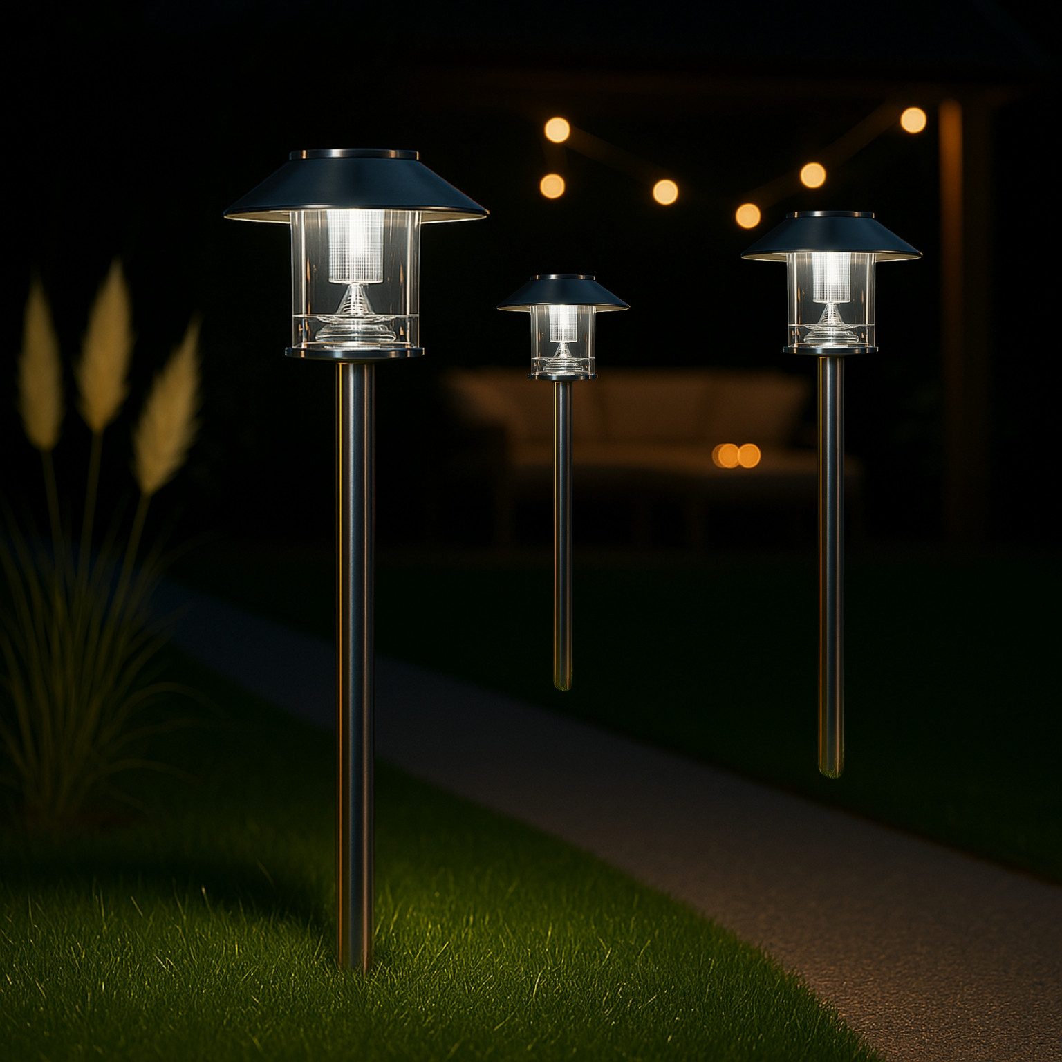 MeLiTec LED Solarleuchte Solar-Gartenleuchte, SO26, Prag, günstig online kaufen