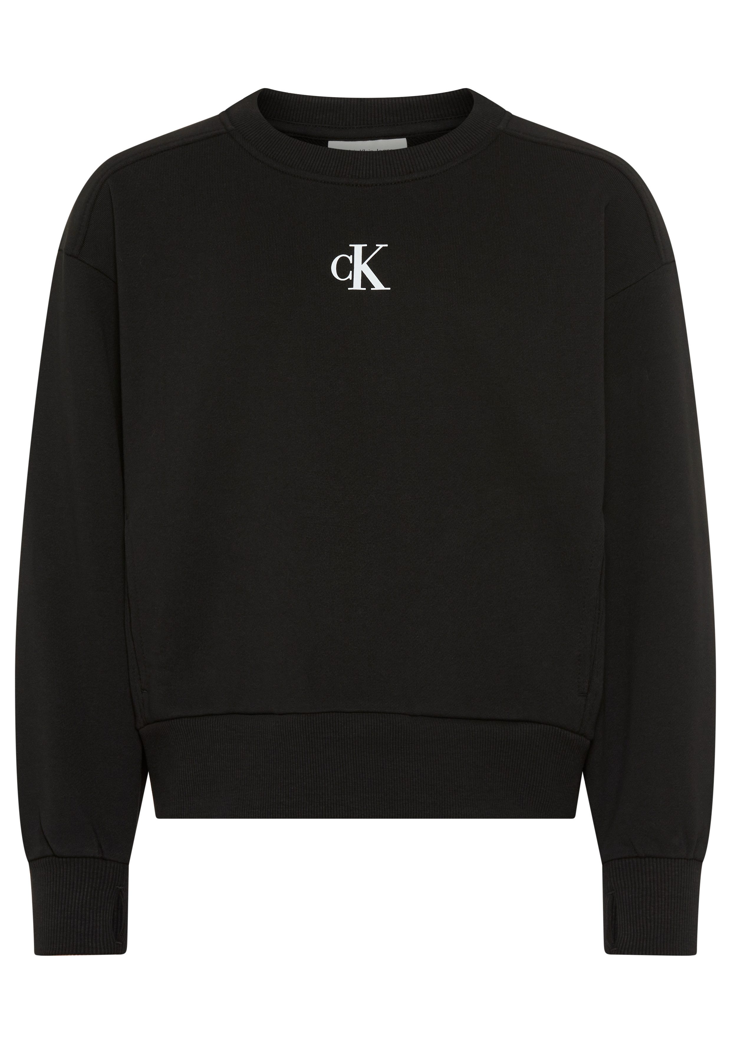 Calvin Klein Jeans Sweatshirt CK LOGO FASHION SWEATSHIRT Regular fit, Logoschriftzug – Bild 2 von 3
