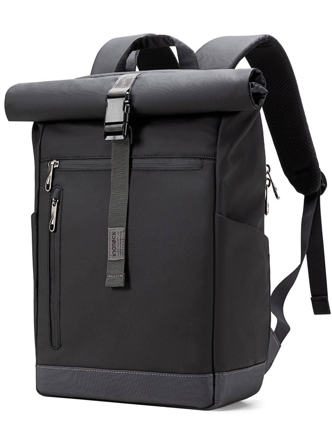 Inateck Laptoprucksack RollTop Rucksack 13L-17L mit 15 Zoll Laptopfach