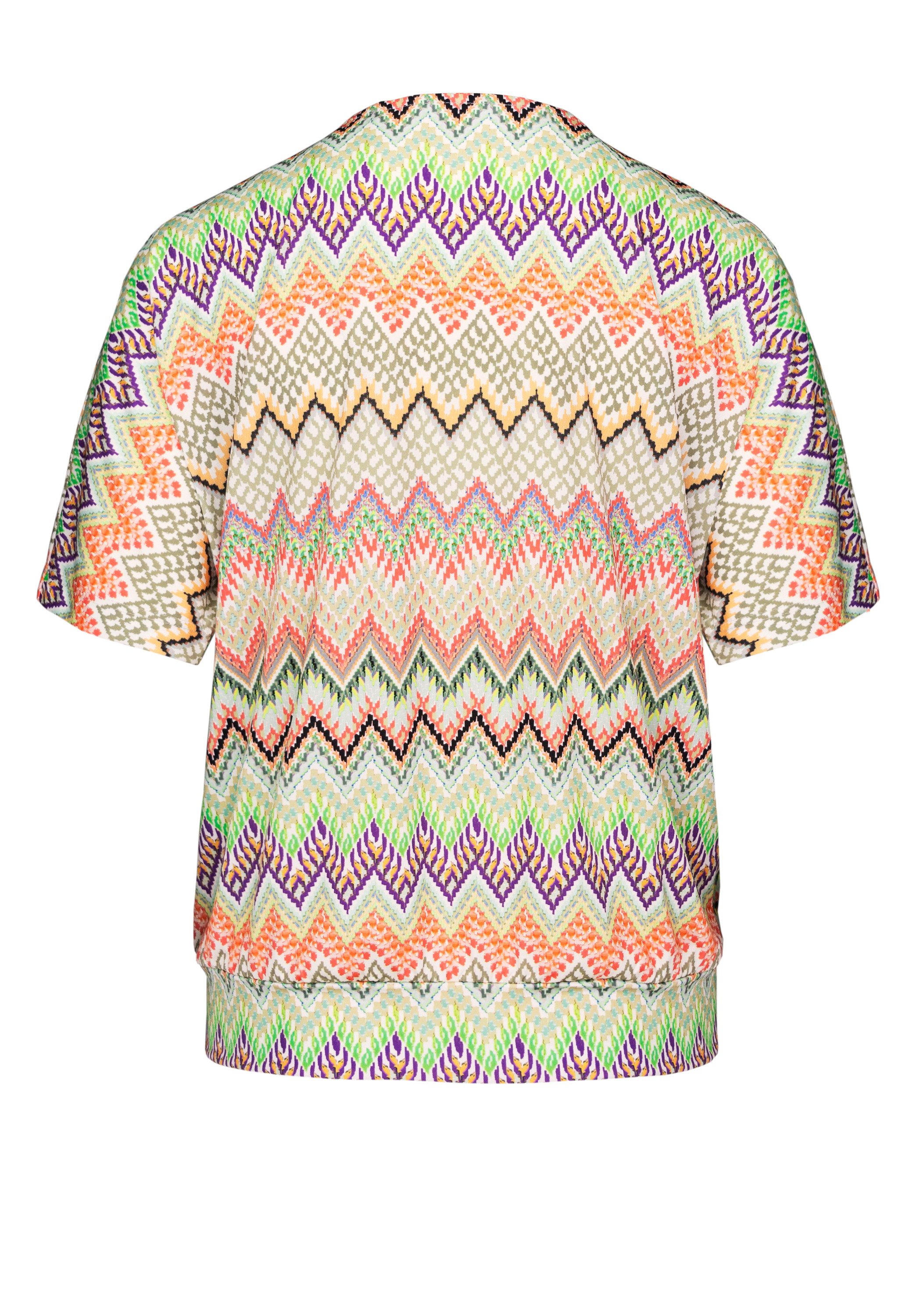 bianca Print-Shirt WALLY mit angedeuteter Wickeloptik günstig online kaufen