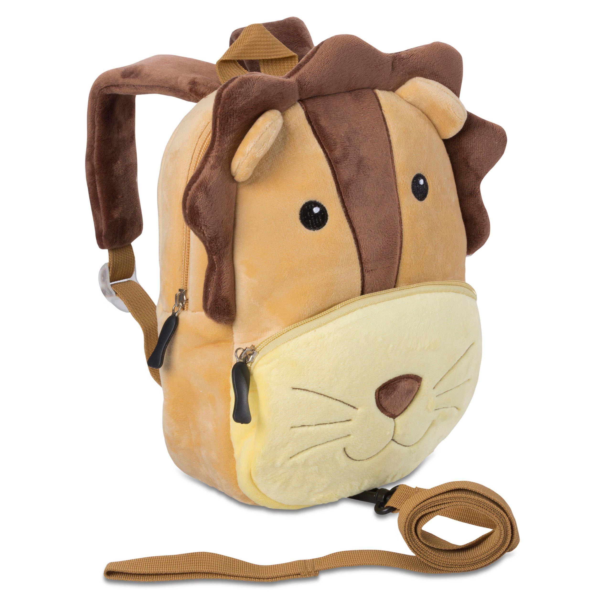 all Kids United Kinderrucksack ALL KIDS UNITED Kinder Rucksack Tiermotiv – Wasserdichter Rucksack (Tier-Rucksack, 2 - 6 Jahre), Wasserfest, Ergonomisch, Leichtgewichtig