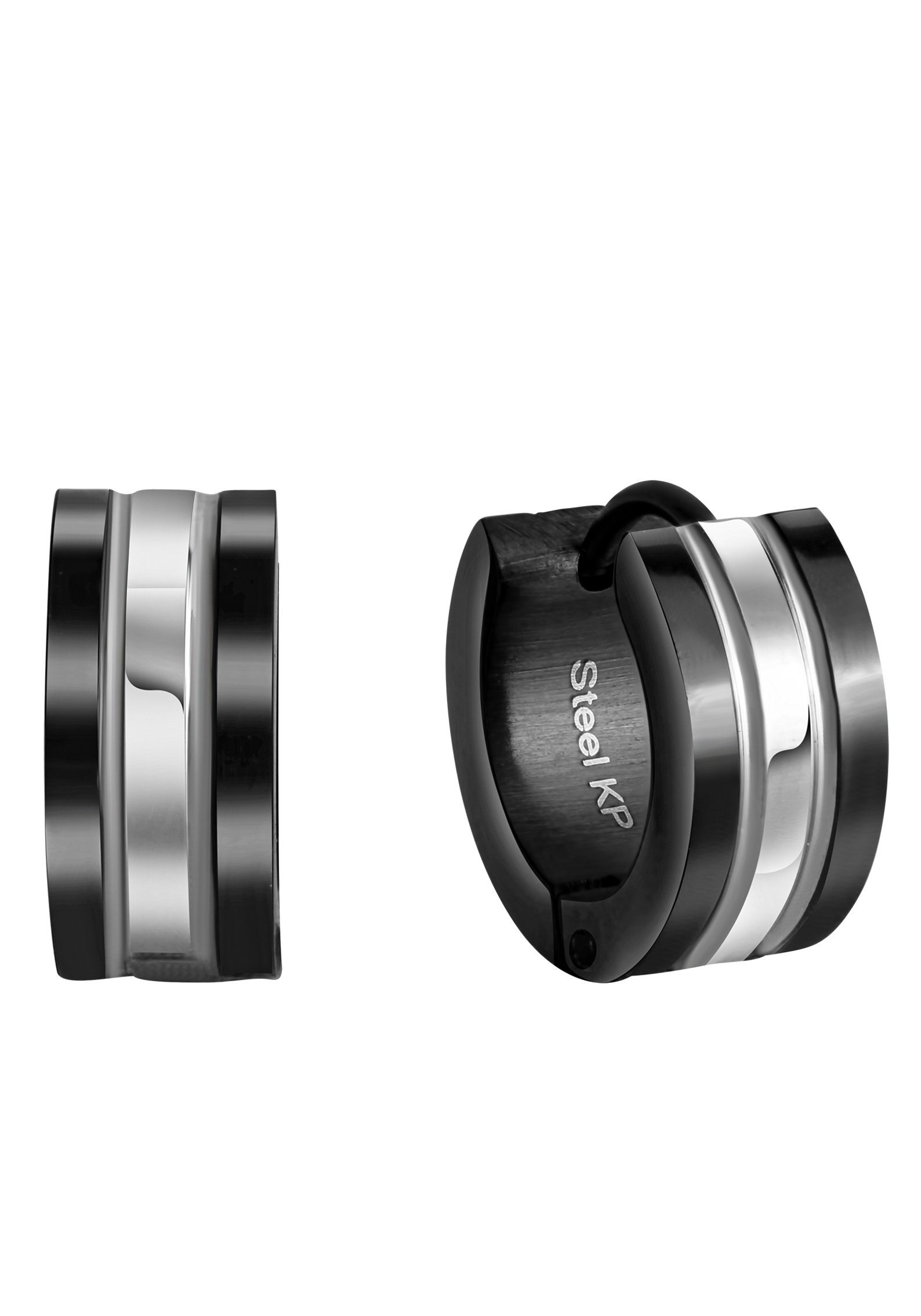 Firetti Paar Creolen Schmuck Geschenk Bicolor, Ø ca. 13 mm