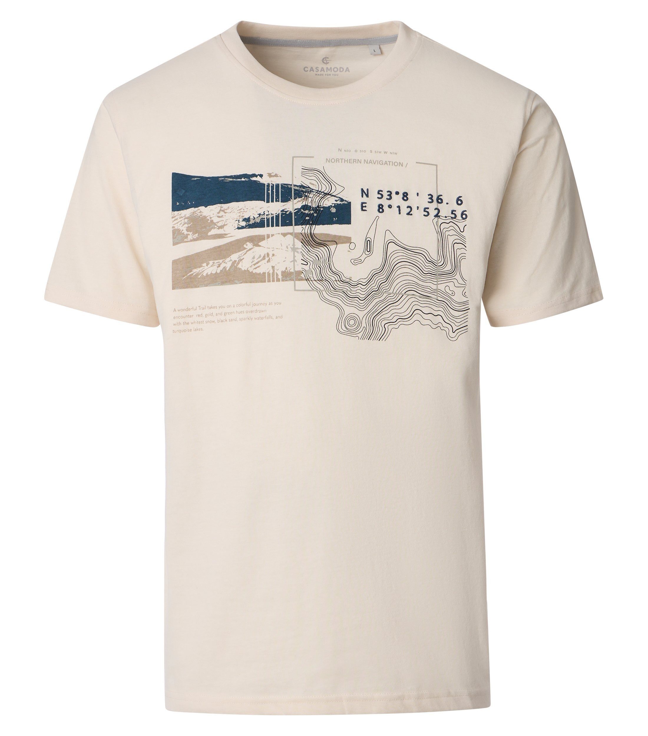 CASAMODA T-Shirt CASAMODA T-Shirt Print günstig online kaufen