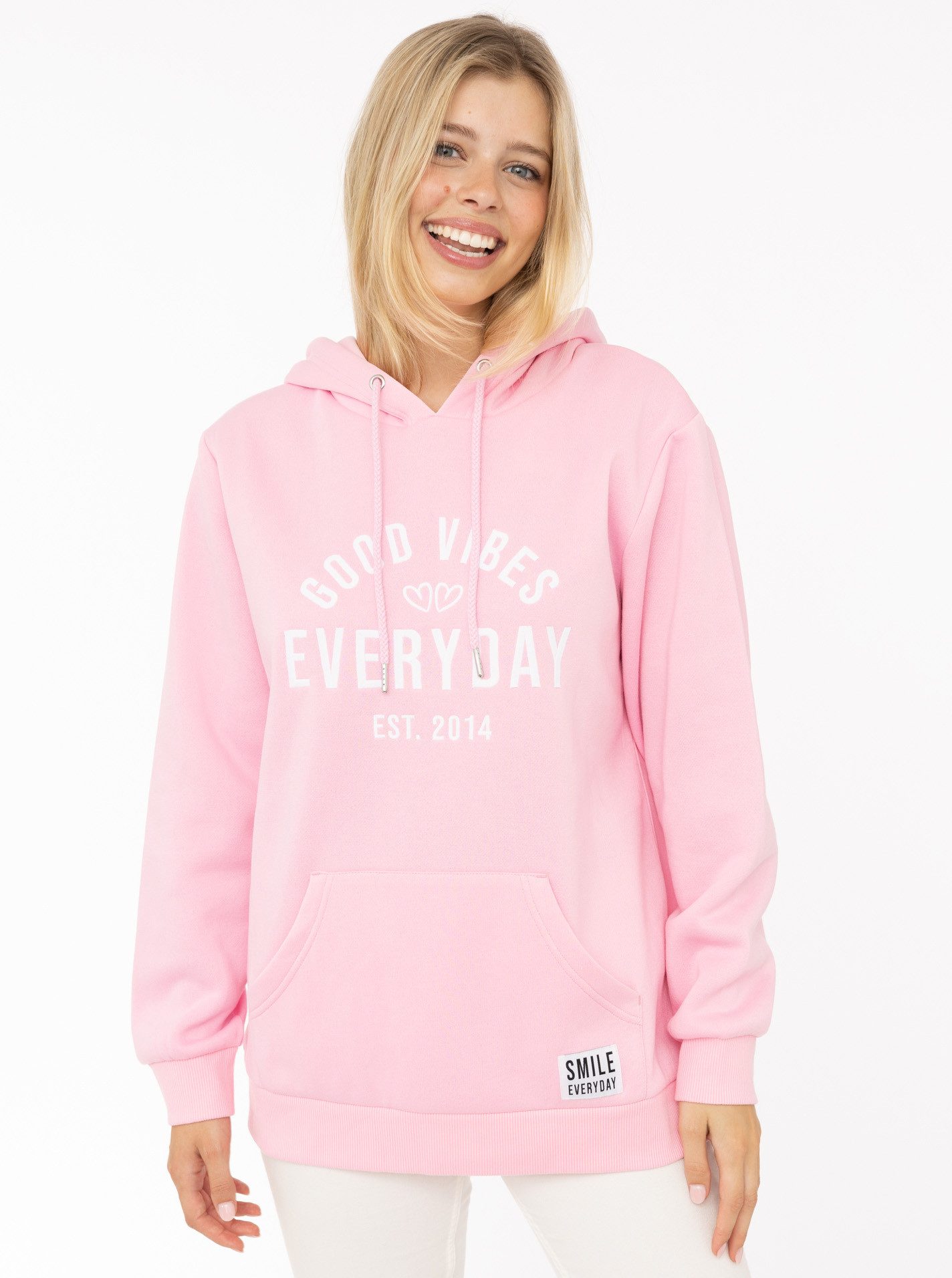 Zwillingsherz Hoodie "Everyday" Mini-Me,mit Stickerei und positiver Botschaft