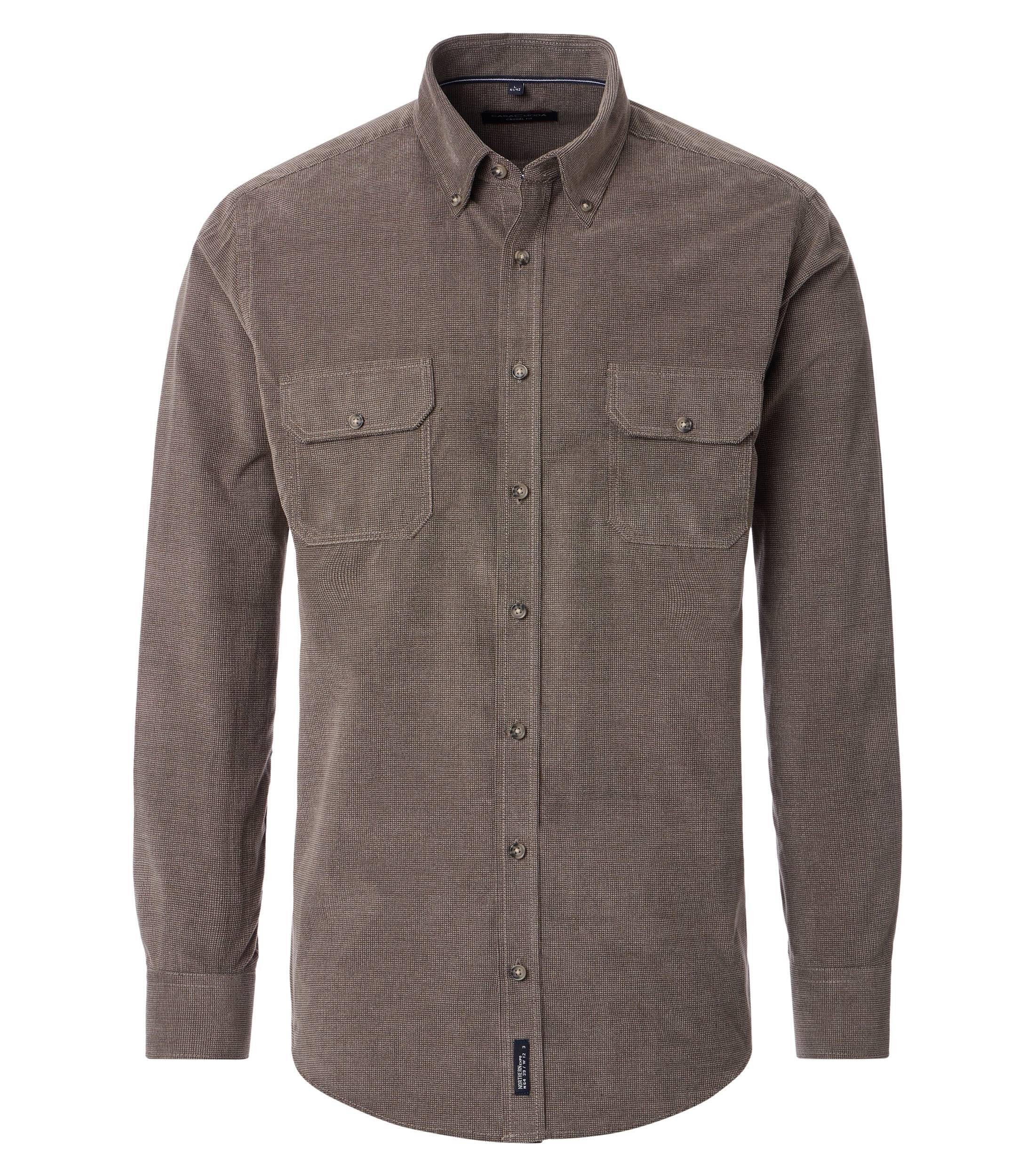 CASAMODA Langarmhemd CASAMODA Hemdjacke uni günstig online kaufen