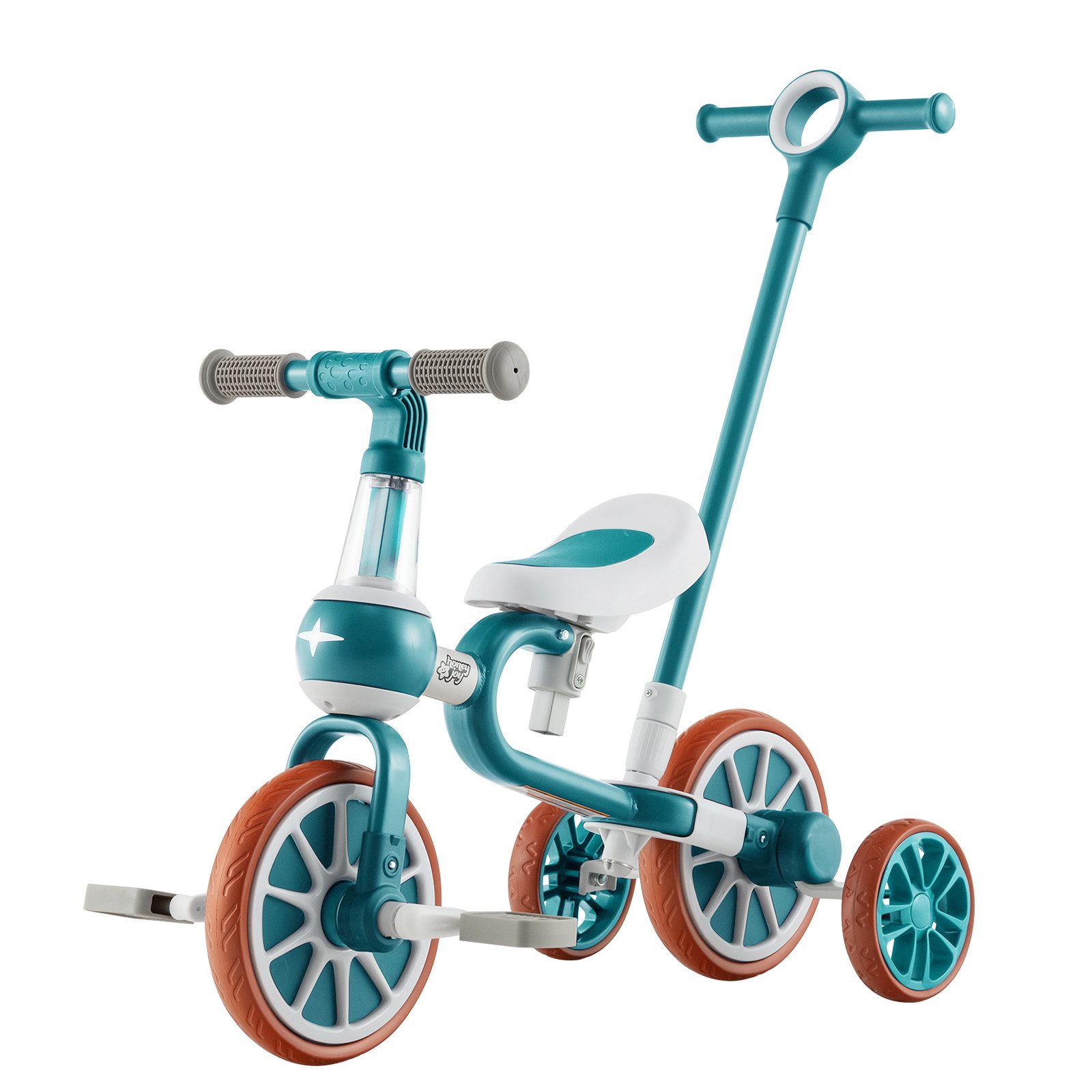 COSTWAY Dreirad 4 in 1 Laufrad, verstellbar, von 2-4 Jahren, bis 30kg günstig online kaufen