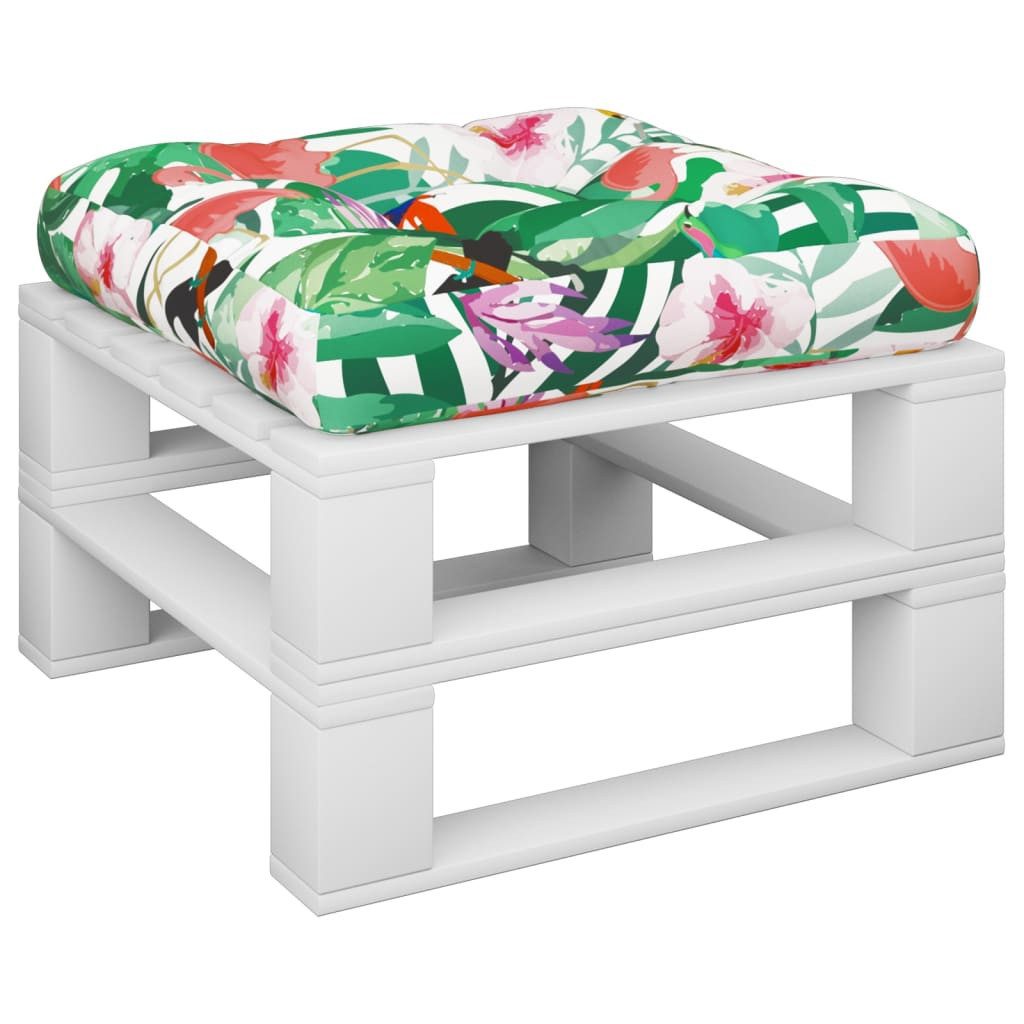 vidaXL Sitzauflage Palettenkissen Mehrfarbig 50x50x12 cm günstig online kaufen