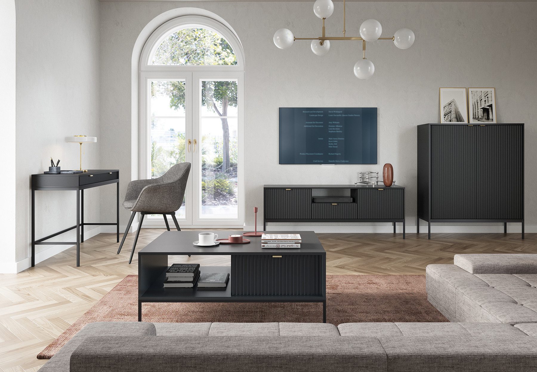 Selsey Highboard VELLORE, 2-türig mit 6 günstig online kaufen