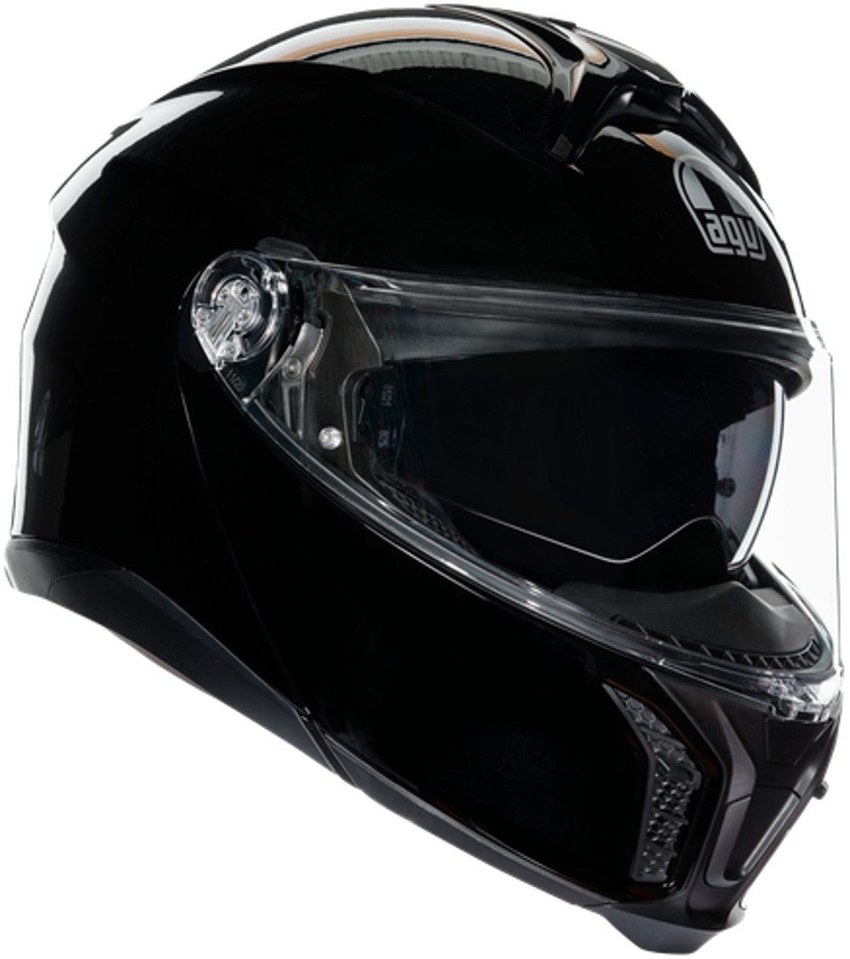 AGV Motorradhelm Tourmodular Mono Klapphelm, vorbereitet für Kommunikationssystem,integriertes Sonnenvisier