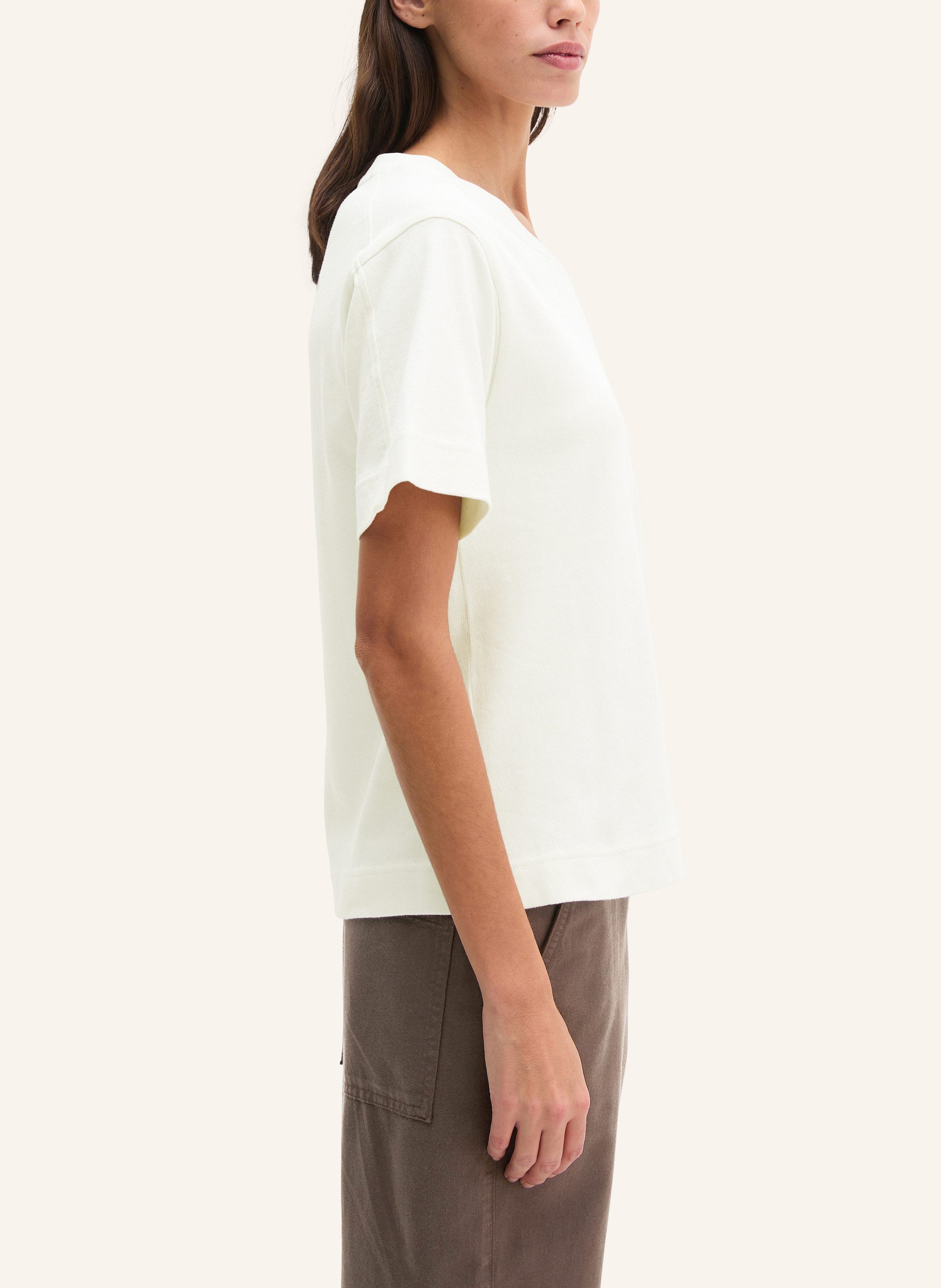Marc O'Polo T-Shirt mit aufgesetzter Satin-Tasche