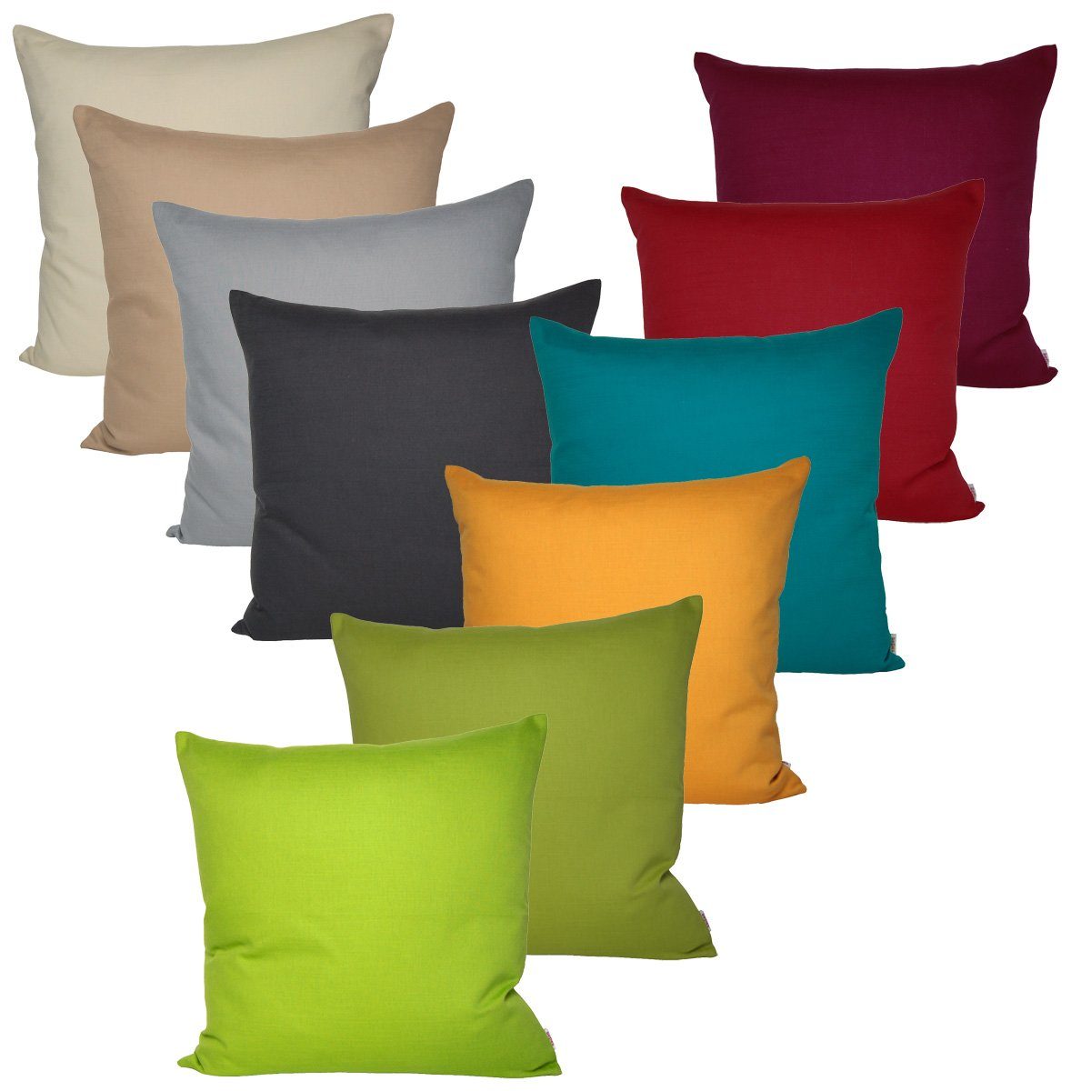 beties Kissenbezug Farbenspiel, (1 Stück), ca. 40x40 cm Kissenhülle Dekokis günstig online kaufen