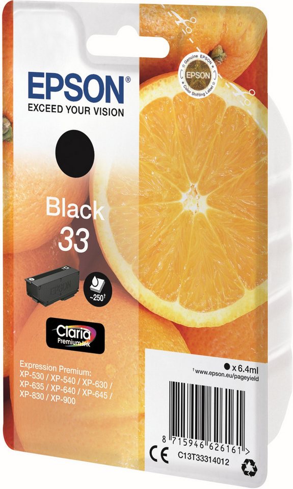 Thumbnail - Epson Tintenpatrone Epson T3331 schwarz Nachfülltinte (x)