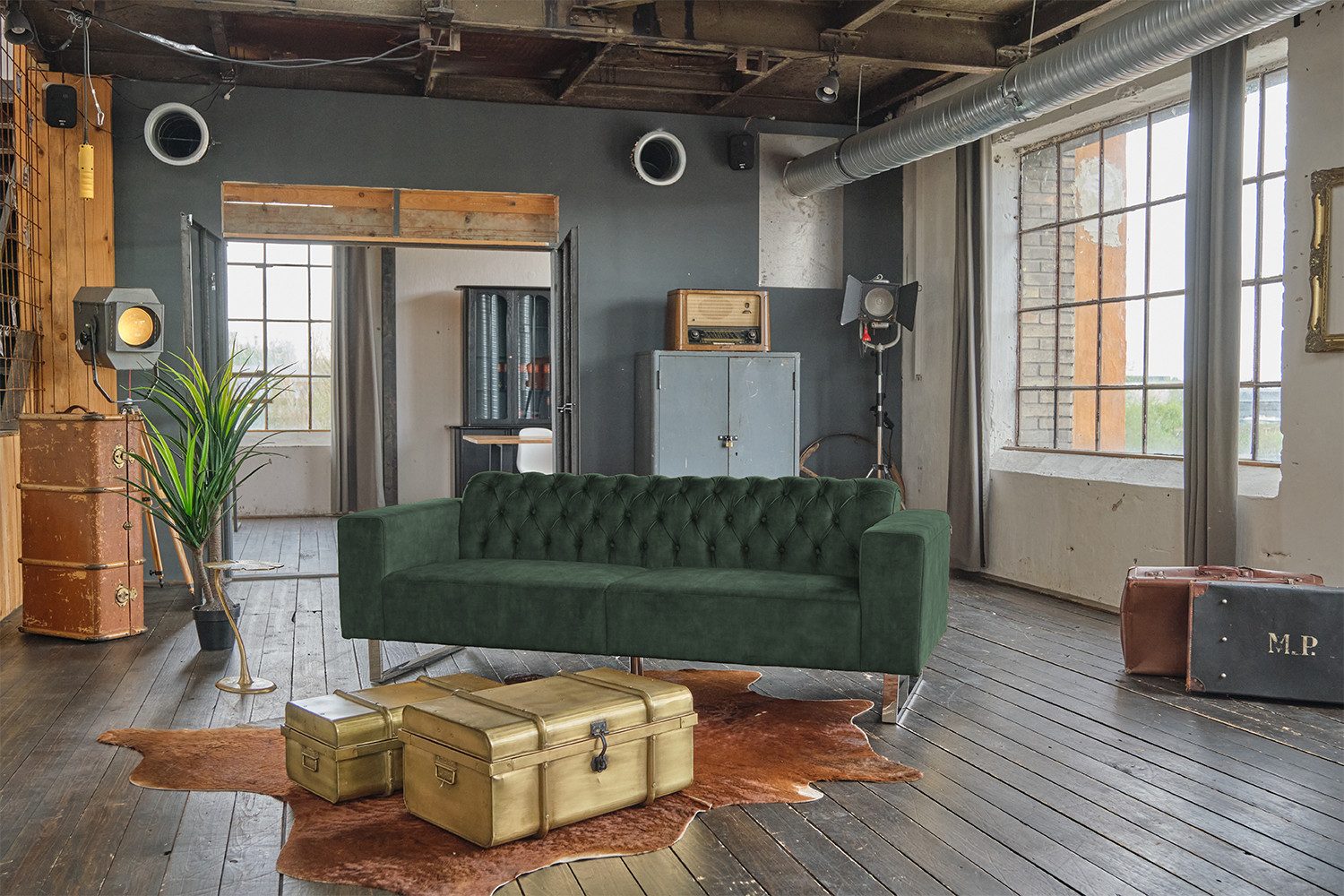 KAWOLA 3-Sitzer NILO, Sofa Couch Velvet günstig online kaufen