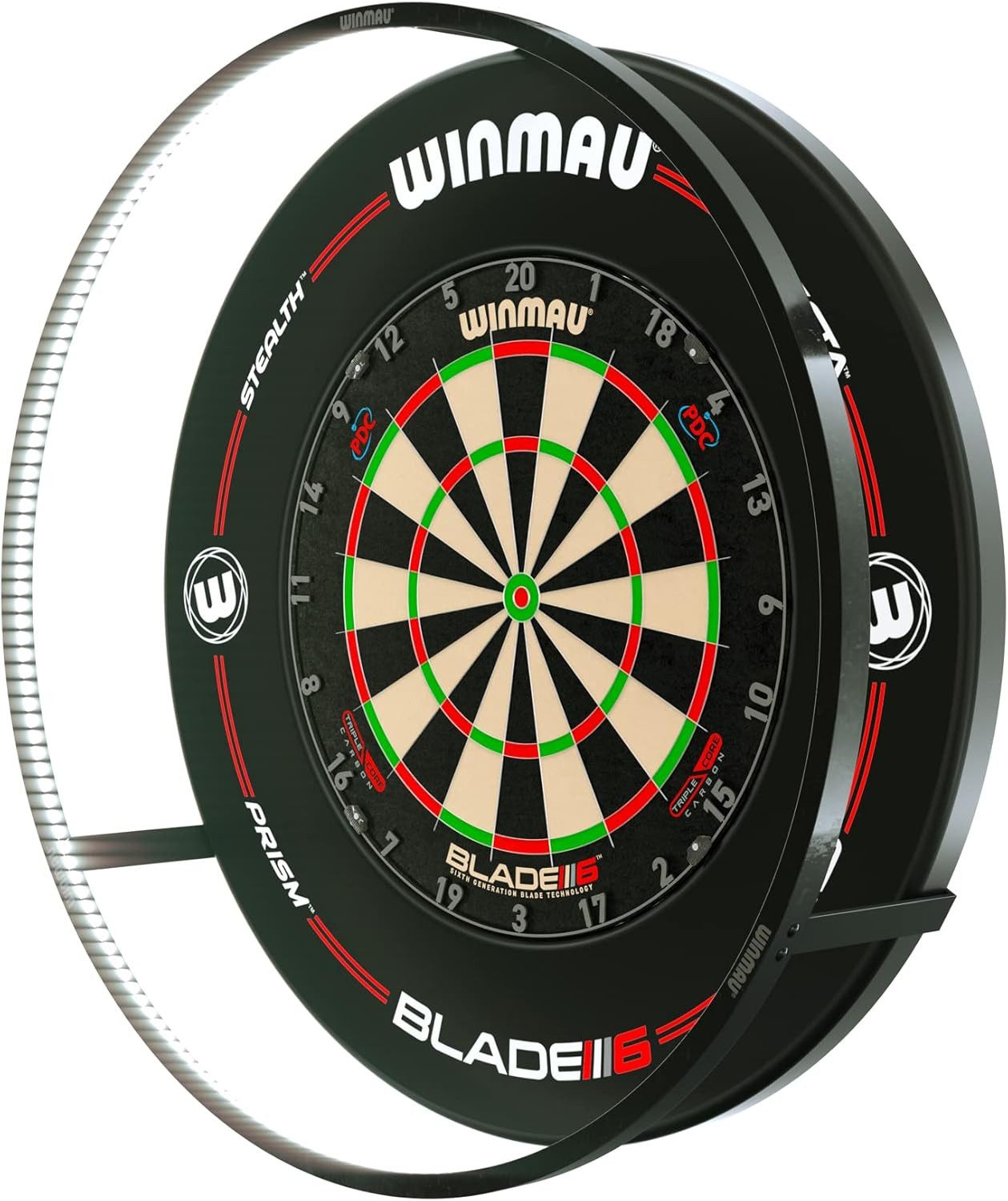 Winmau Dart-Wandschutz Plasma + Blade 6 Triple Core Carbon + Catchring