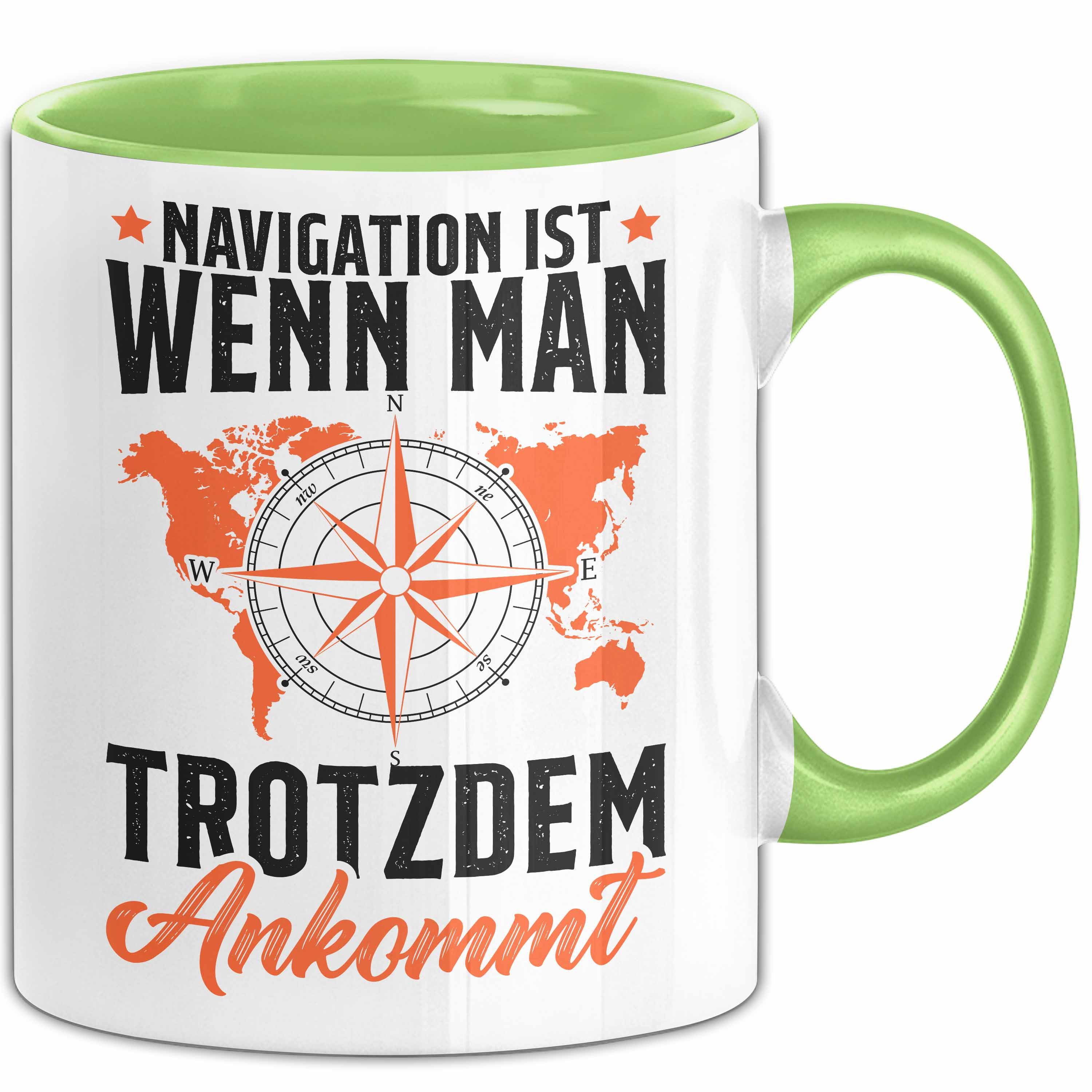 Trendation Tasse Segler Tasse Geschenk Kapitän Segelboot Anker Matrose Seemann Geschenk
