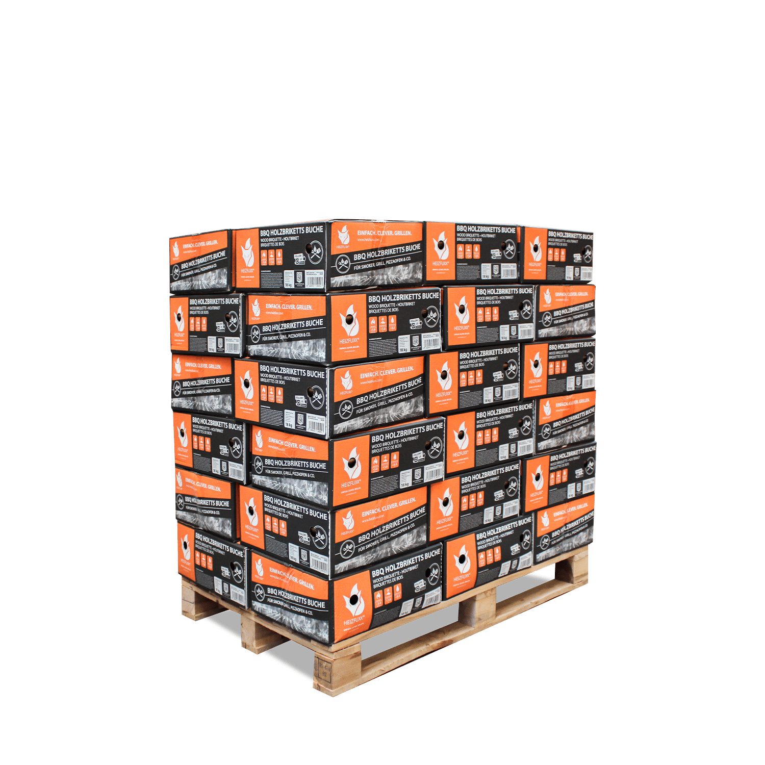 HEIZFUXX Holzbriketts, 324 kg, (Palette, 18-St) günstig online kaufen