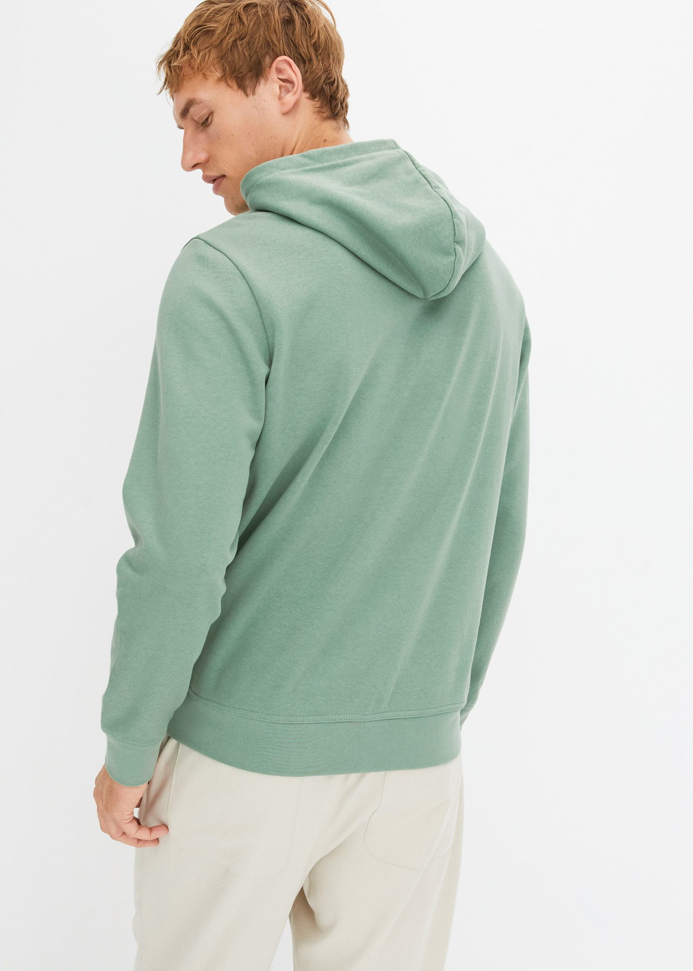 bonprix Hoodie Regular Fit, mit Kängurutasche, weich angeraute Innenseite