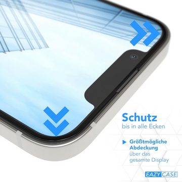 EAZY CASE Schutzfolie 2x Schutzglas für Apple iPhone 13 Mini, Bildschirmschutz Display Glasfolie 5,4 Zoll Panzerglas Glas 9H Folie