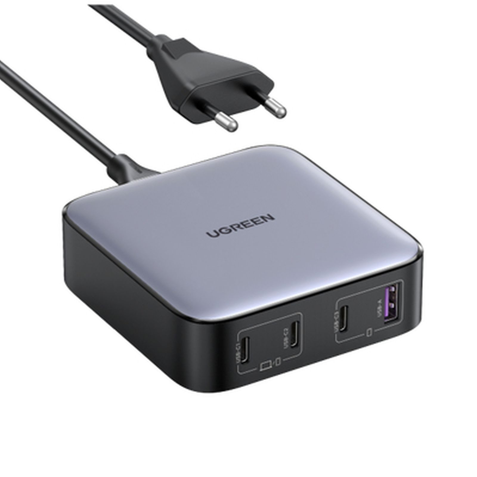 UGREEN Nexode, Drinnen, AC, Grau Smartphone-Ladegerät