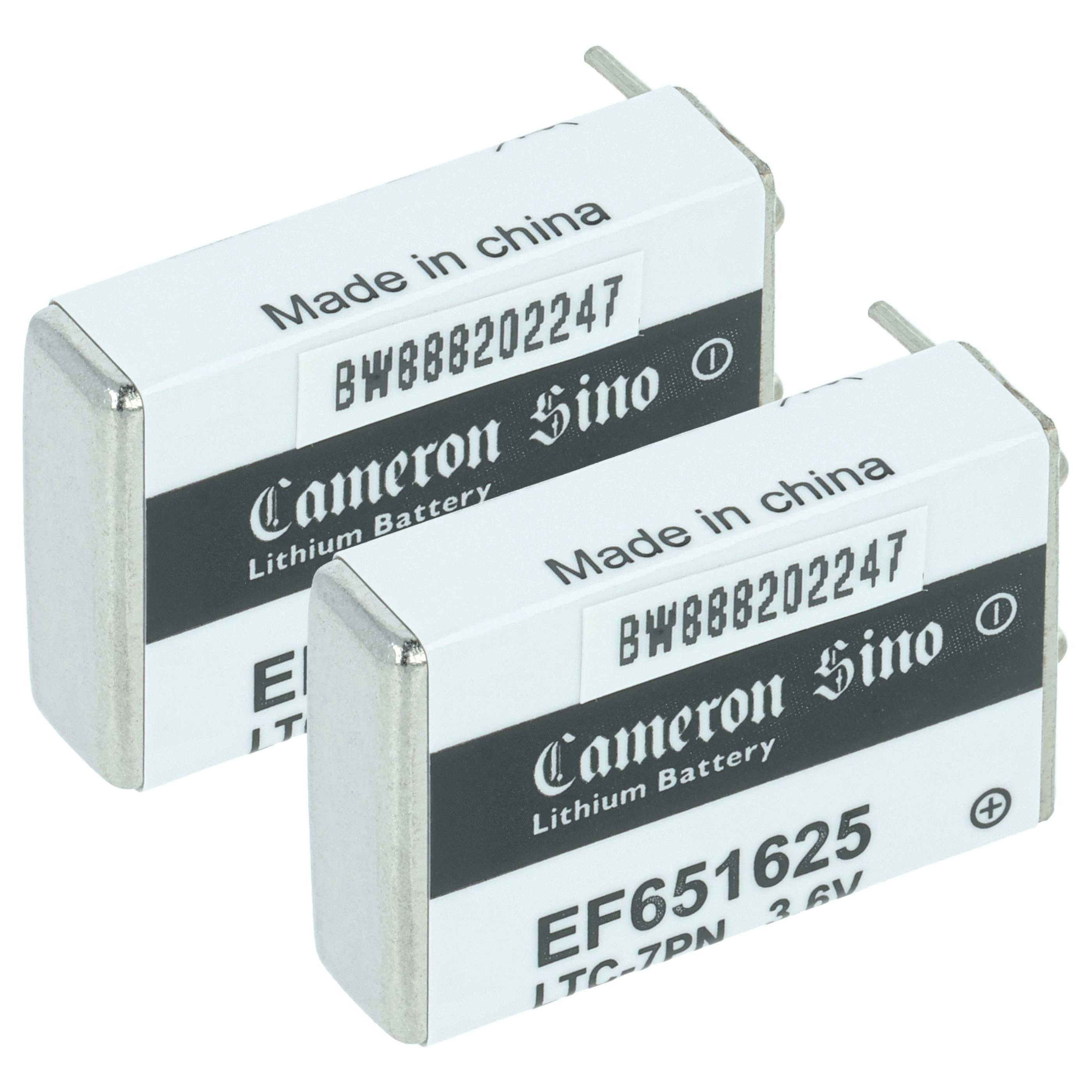 vhbw Batterie, Leistungsfähige Ersatz-Batterie, Nicht wiederaufladbar, Jede Zelle