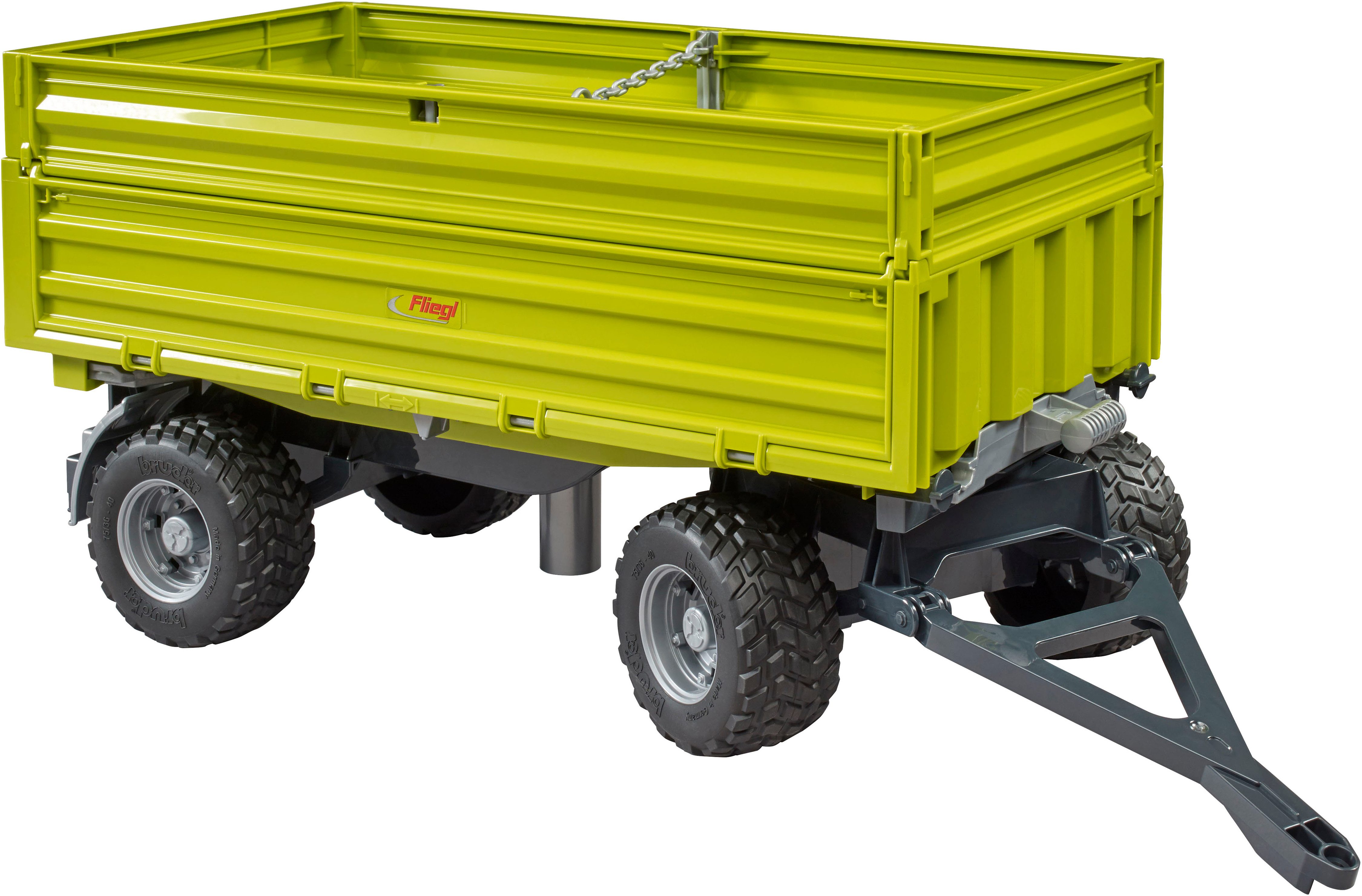 Bruder® Spielfahrzeug-Anhänger Drei-Seiten-Kipper Fliegl mit Aufsteckbordwa günstig online kaufen