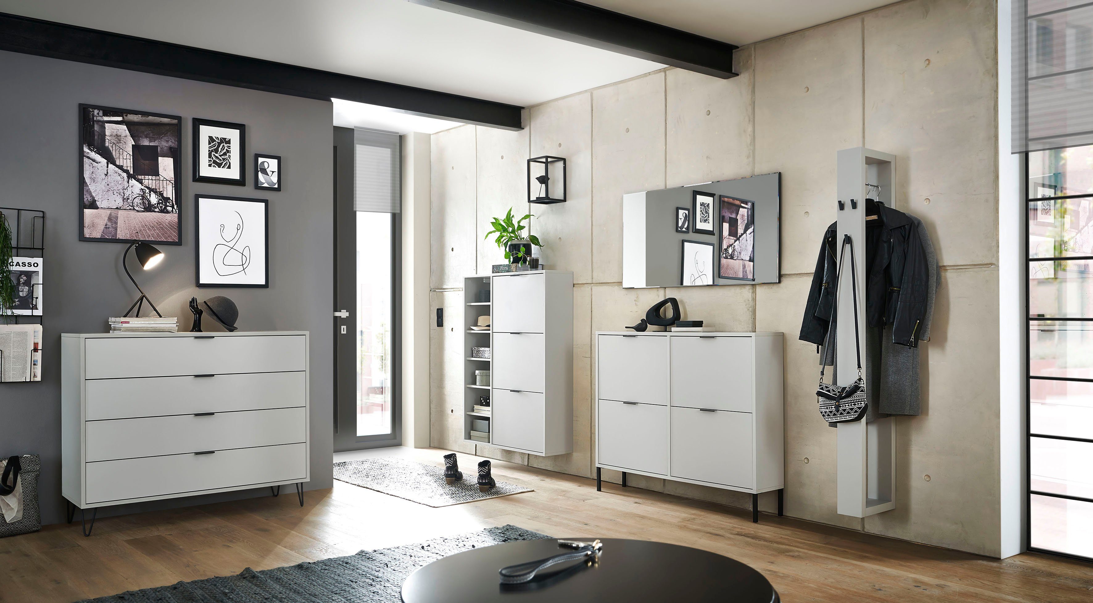 Mäusbacher Schuhschrank Bonnie (OTTOs Choice) Schuhschrank mit 3 Klappen und Regal