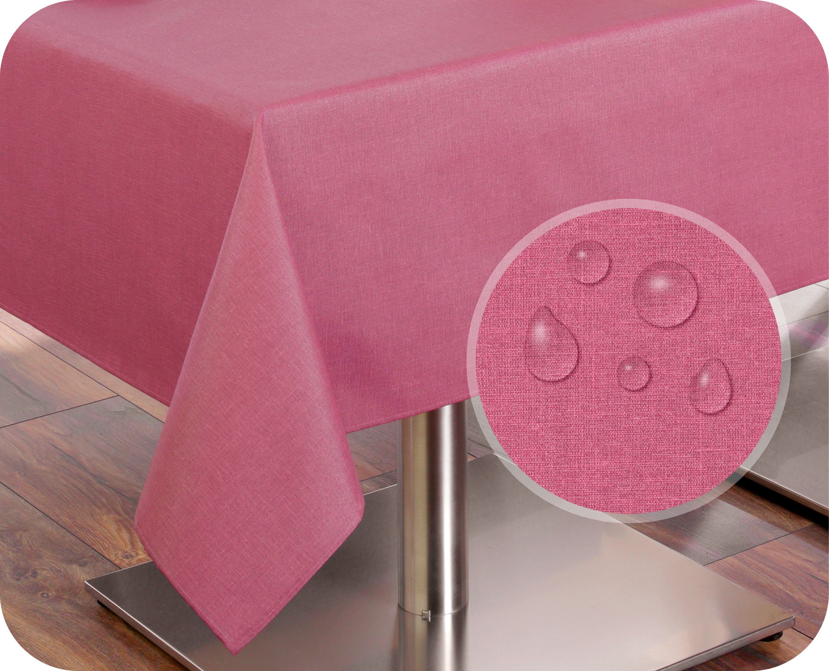 Beautex Tischdecke Tischdecke Tischläufer Leinen Struktur aus Baumwolle abw günstig online kaufen