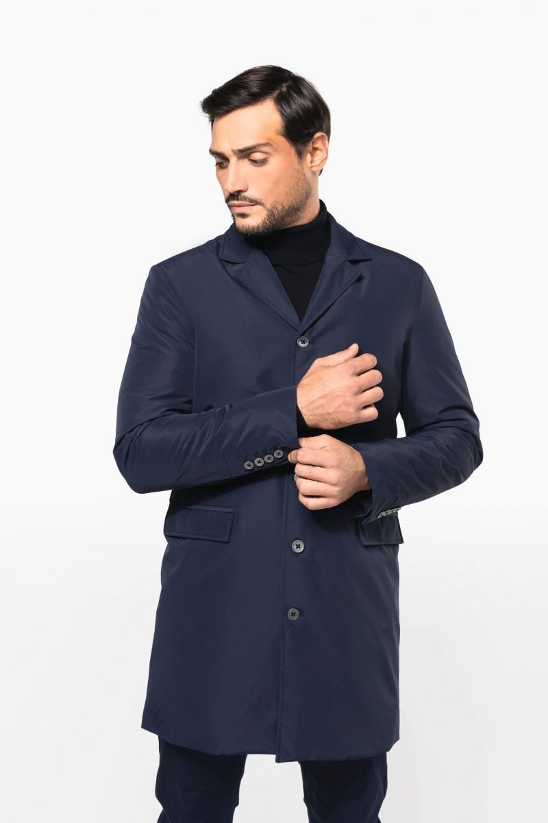 Kariban Outdoorjacke Strukturierter Herren-Trenchcoat