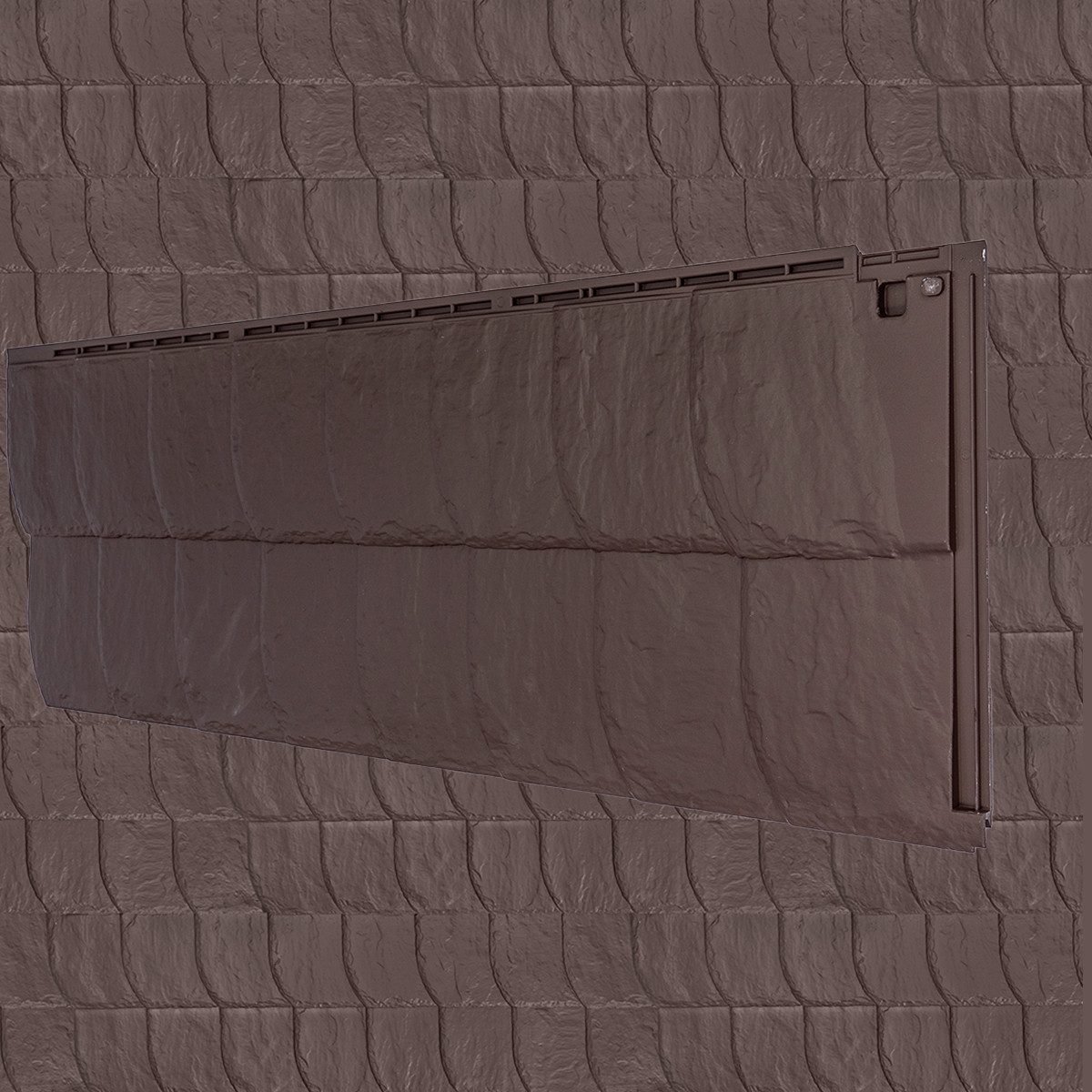 ZF Zierer Verkleidungspaneel Zierer Struktur Bogenschnitt Platte 111,5 x 36 cm 9 Stk. 3,4qm braun, BxL: 35,9x115,4 cm, 0,4 qm, (Karton mit 9 Platten, 3,70 qm) problemlose Montage, Bogenschnitt