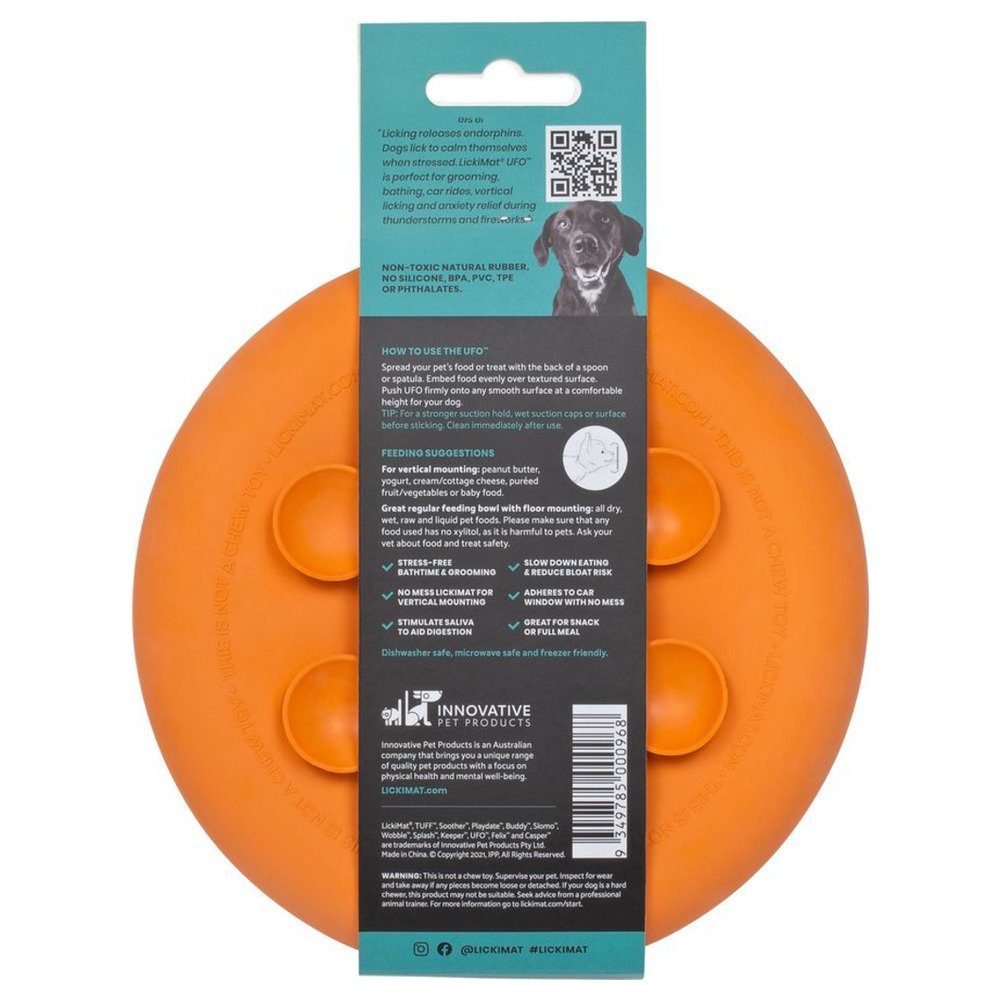 Thumbnail - LickiMat Futternapf UFO orange