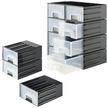 Navaris Organizer Kleinteile Magazin groß mit 8 Schubladen - Sortierkasten Sortierbox (1 St)